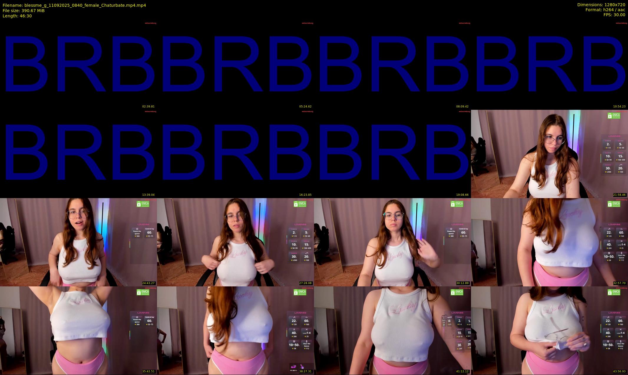 blessme_g — 47 minute Chaturbate female cam show recording, 720p, Sep 11, 2025