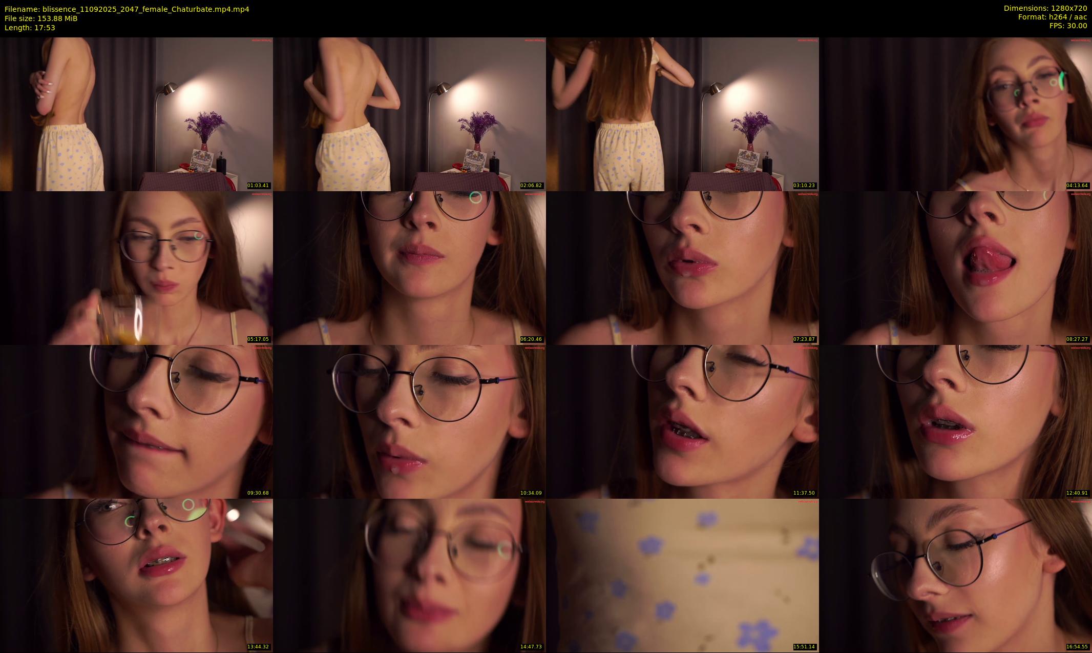 blissence — 18 minute Chaturbate female cam show recording, 720p, Sep 11, 2025