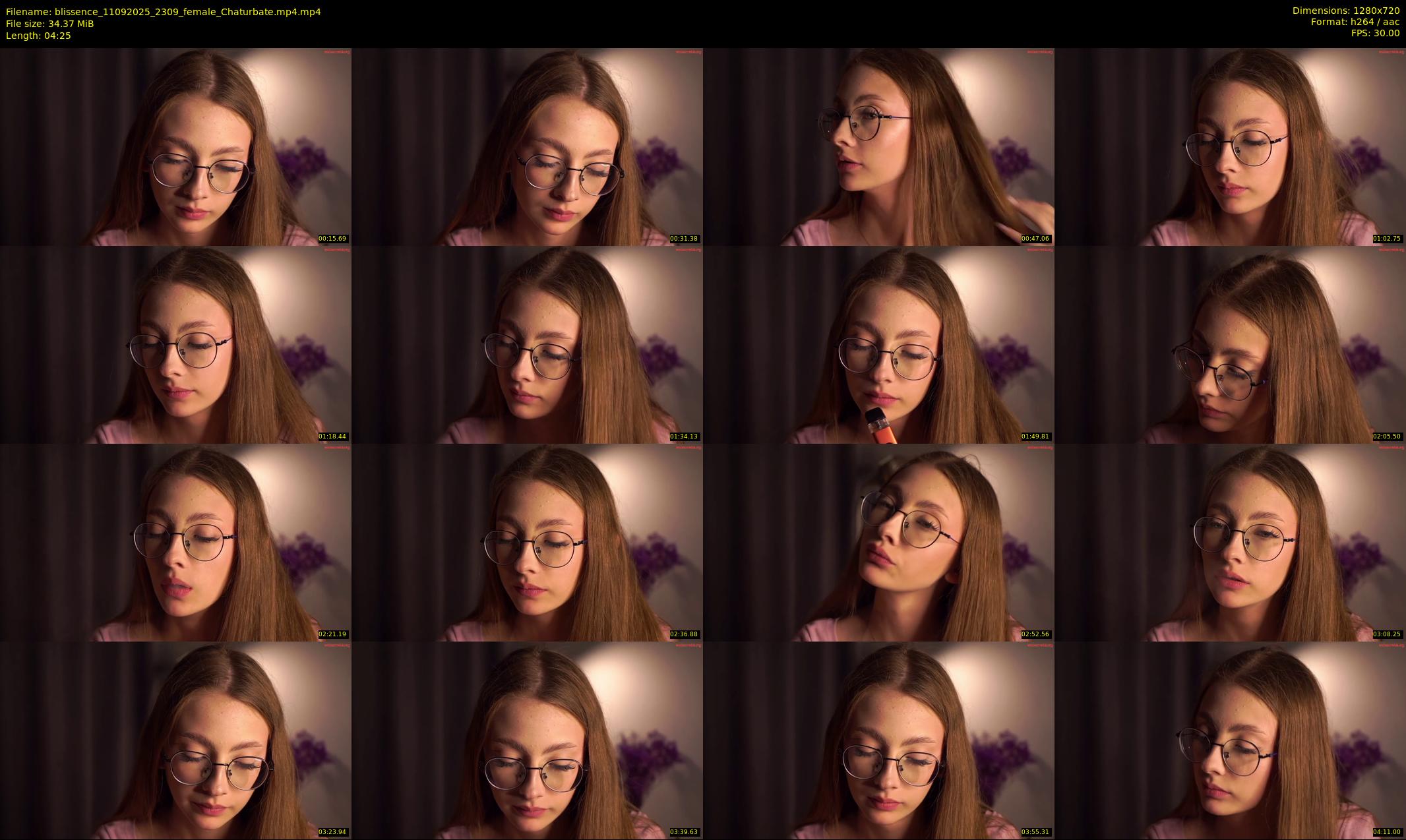 blissence — 5 minute Chaturbate female cam show recording, 720p, Sep 11, 2025