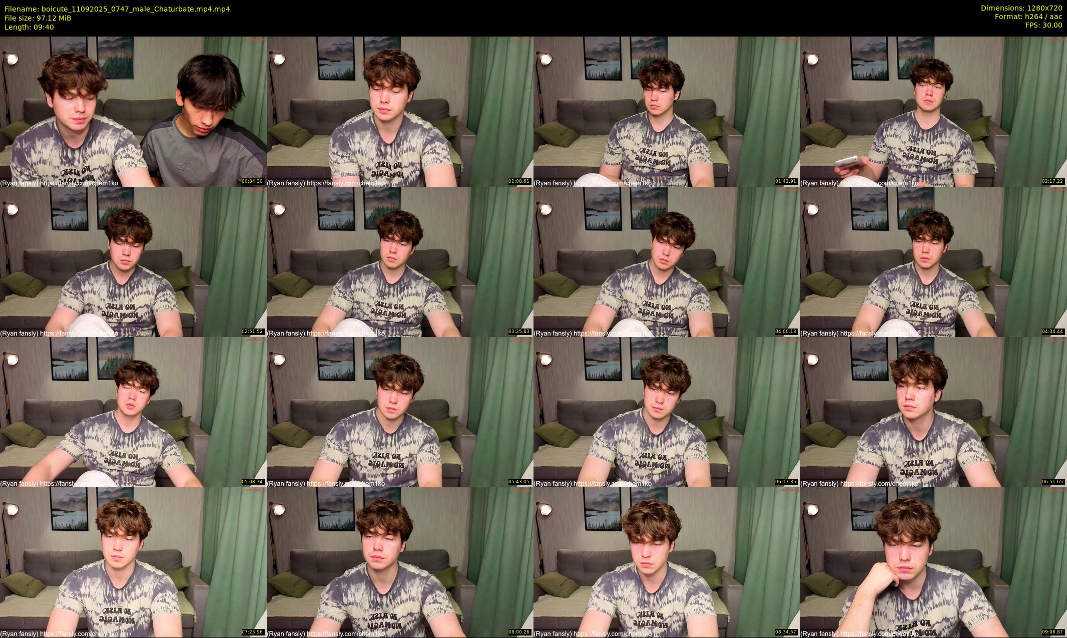 boicute — 10 minute Chaturbate male cam show recording, 720p, Sep 11, 2025