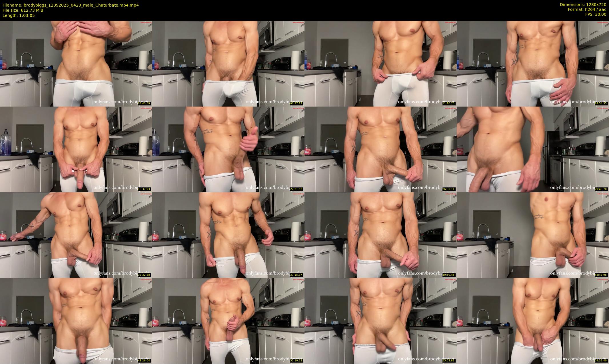 brodybiggs — 64 minute Chaturbate male cam show recording, 720p, Sep 12, 2025