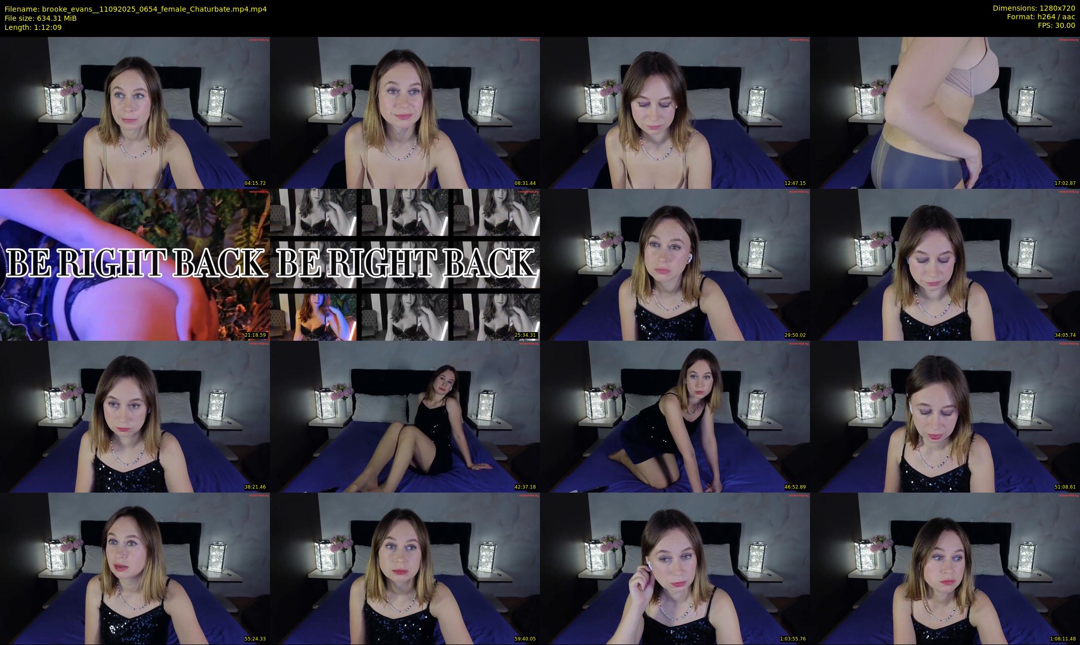 brooke_evans_ — 73 minute Chaturbate female cam show recording, 720p, Sep 11, 2025