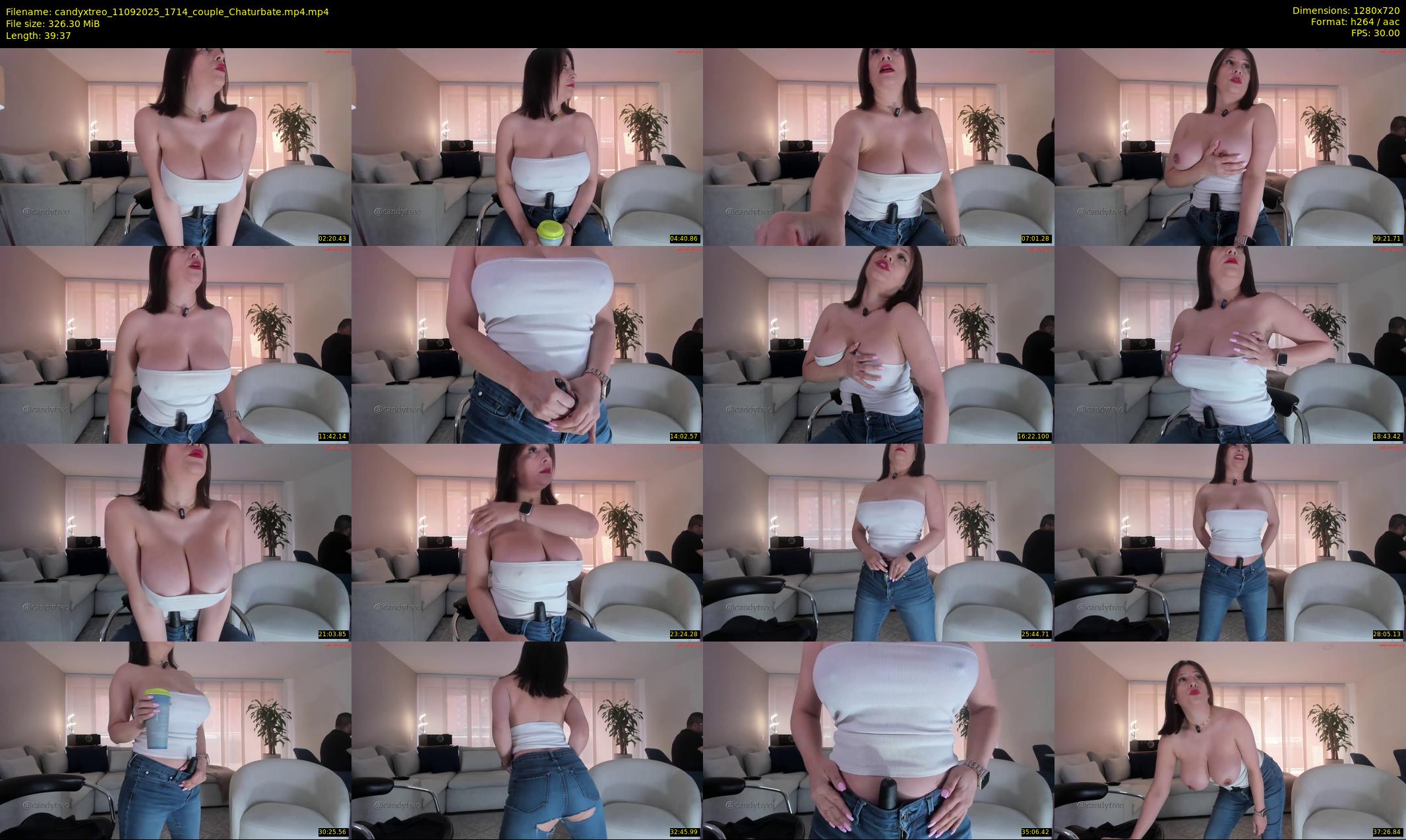 candyxtreo — 40 minute Chaturbate couple cam show recording, 720p, Sep 11, 2025