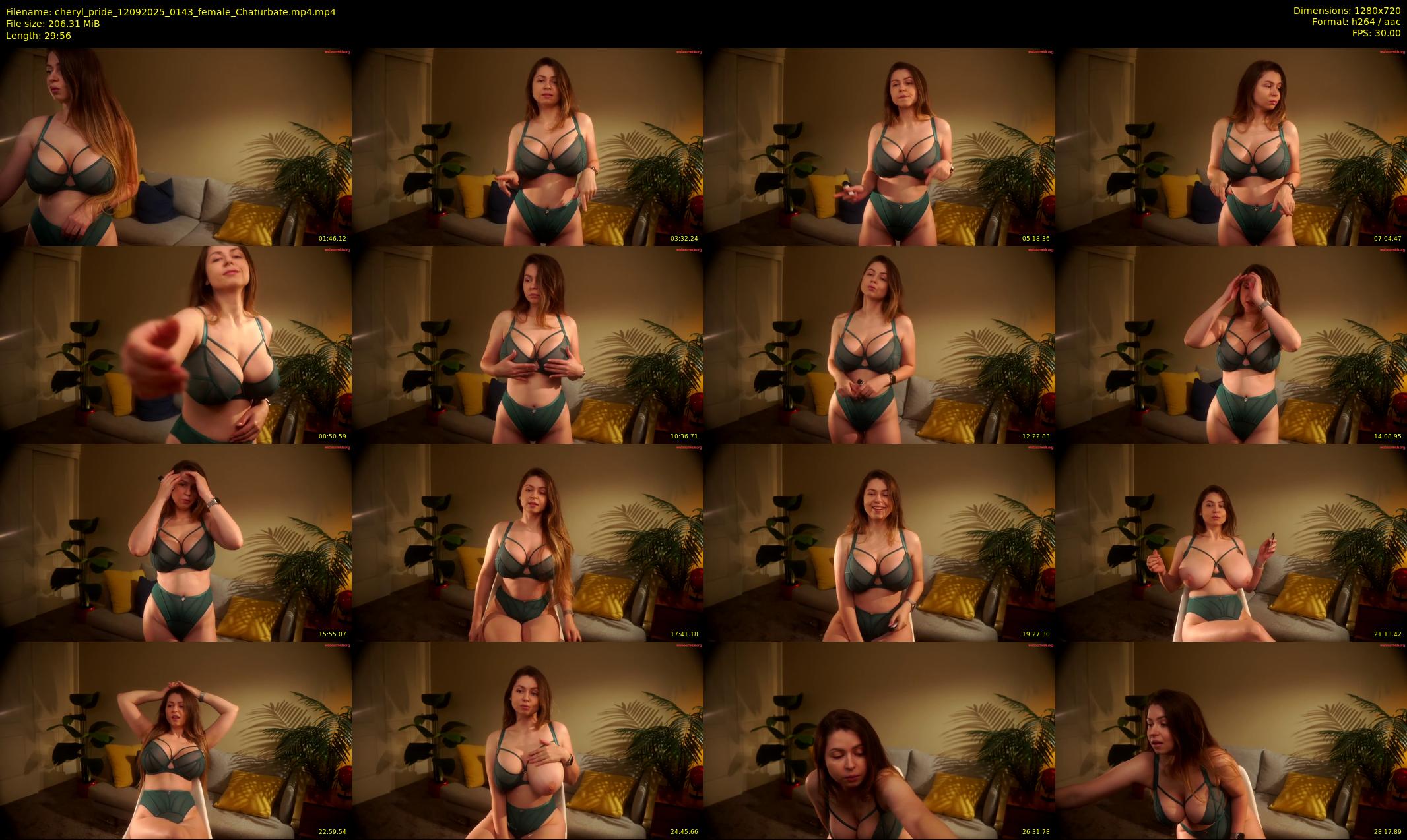 cheryl_pride — 30 minute Chaturbate female cam show recording, 720p, Sep 12, 2025