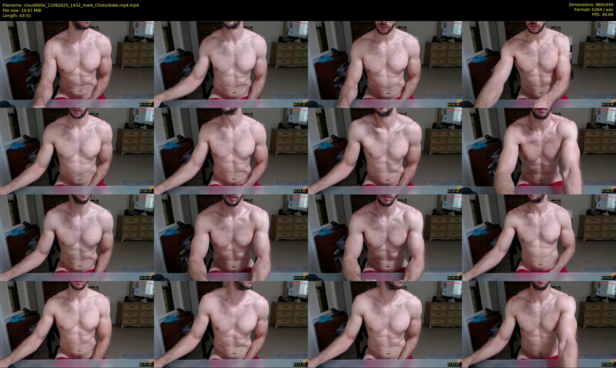 cloud900x — 4 minute Chaturbate male cam show recording, 480p, Sep 11, 2025