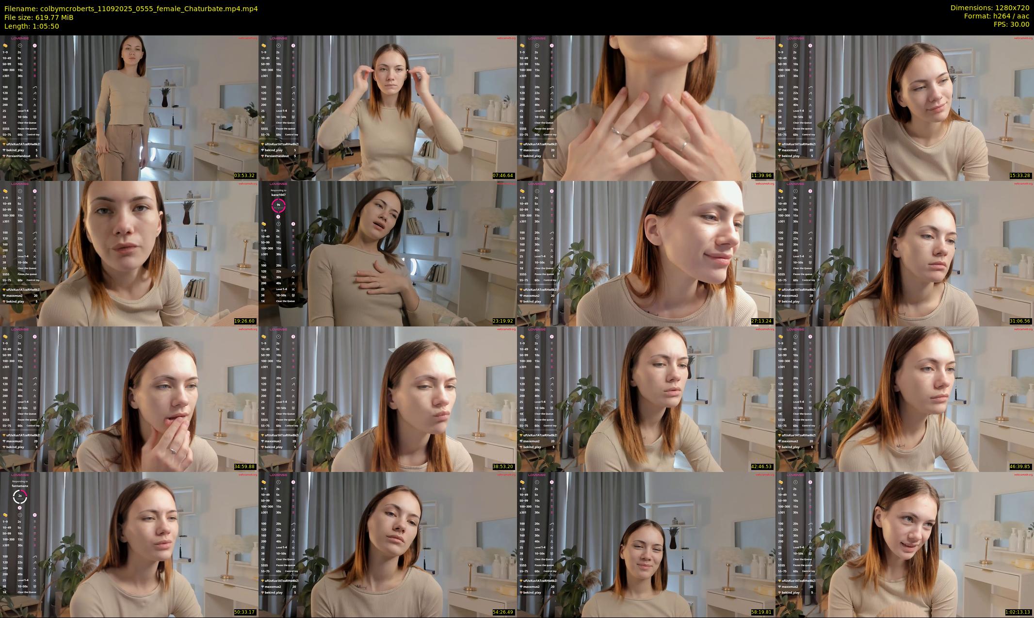 colbymcroberts — 66 minute Chaturbate female cam show recording, 720p, Sep 11, 2025
