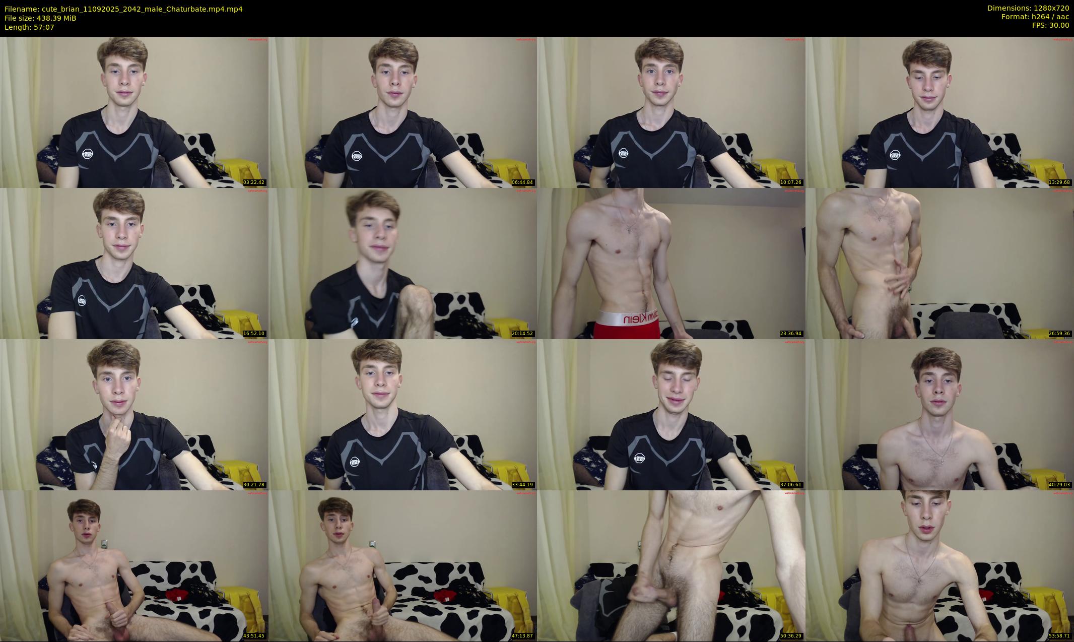 cute_brian — 58 minute Chaturbate male cam show recording, 720p, Sep 11, 2025