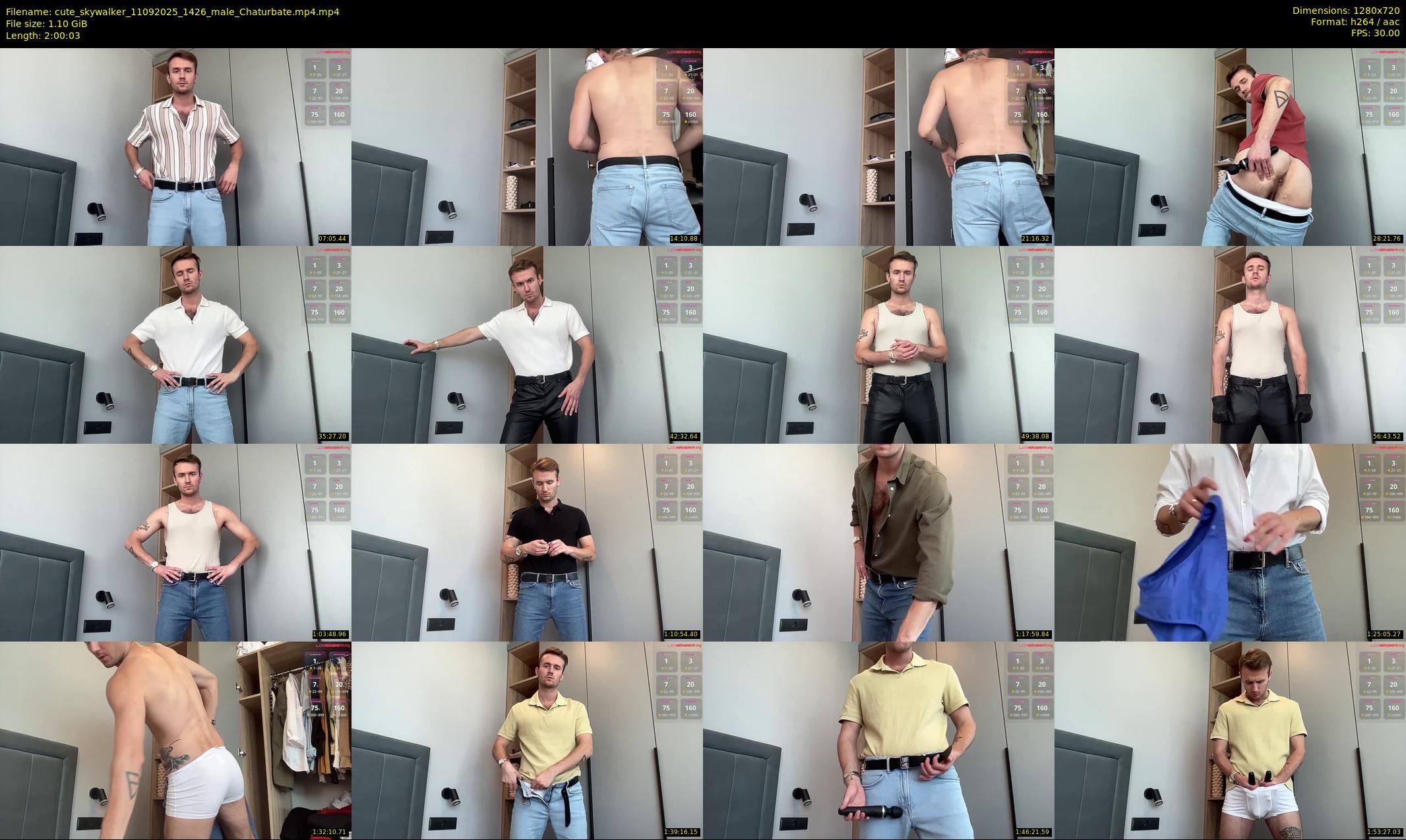 cute_skywalker — 121 minute Chaturbate male cam show recording, 720p, Sep 11, 2025