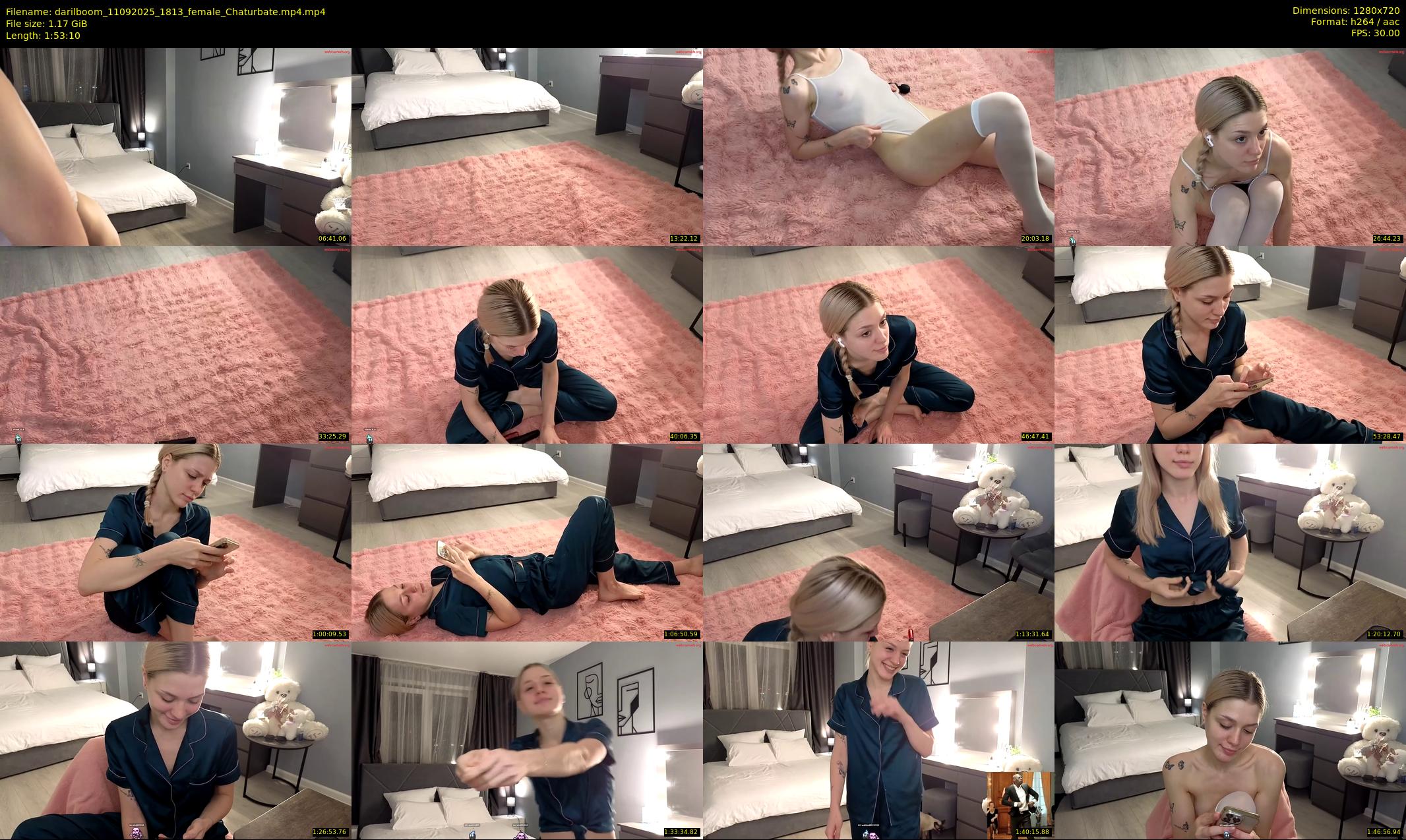darilboom — 114 minute Chaturbate female cam show recording, 720p, Sep 11, 2025