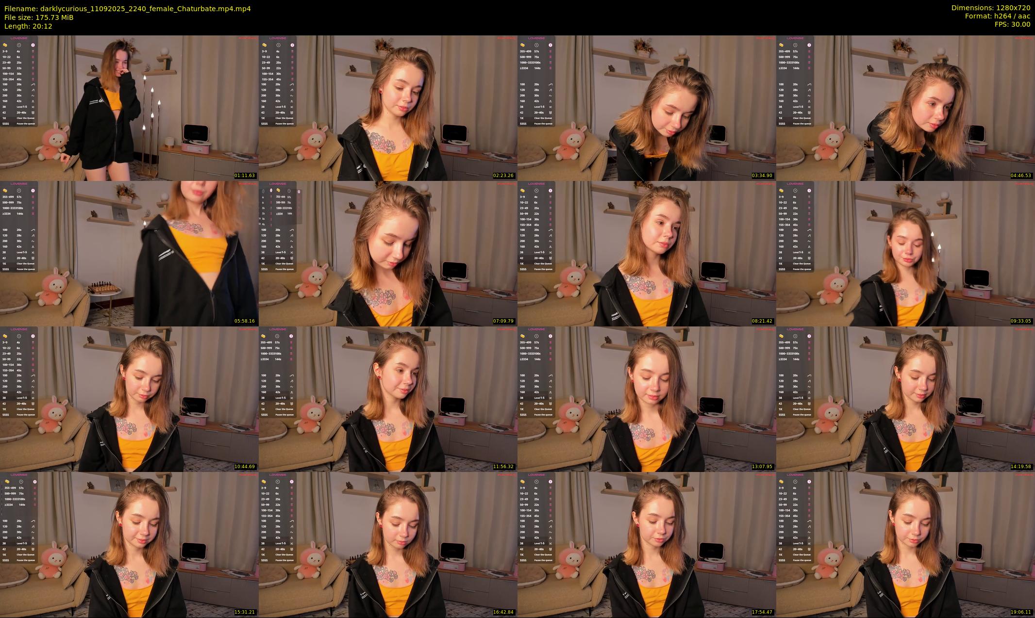 darklycurious — 21 minute Chaturbate female cam show recording, 720p, Sep 11, 2025