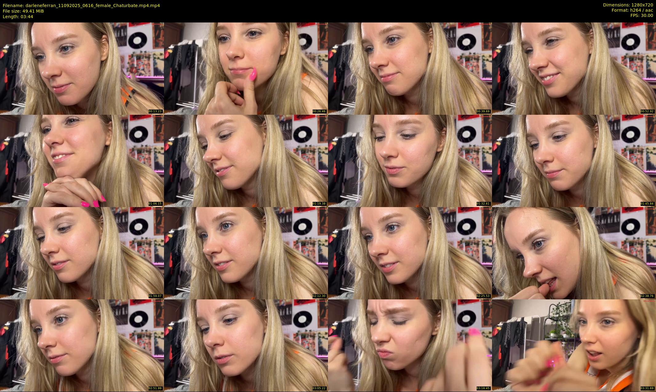 darleneferran — 4 minute Chaturbate female cam show recording, 720p, Sep 11, 2025