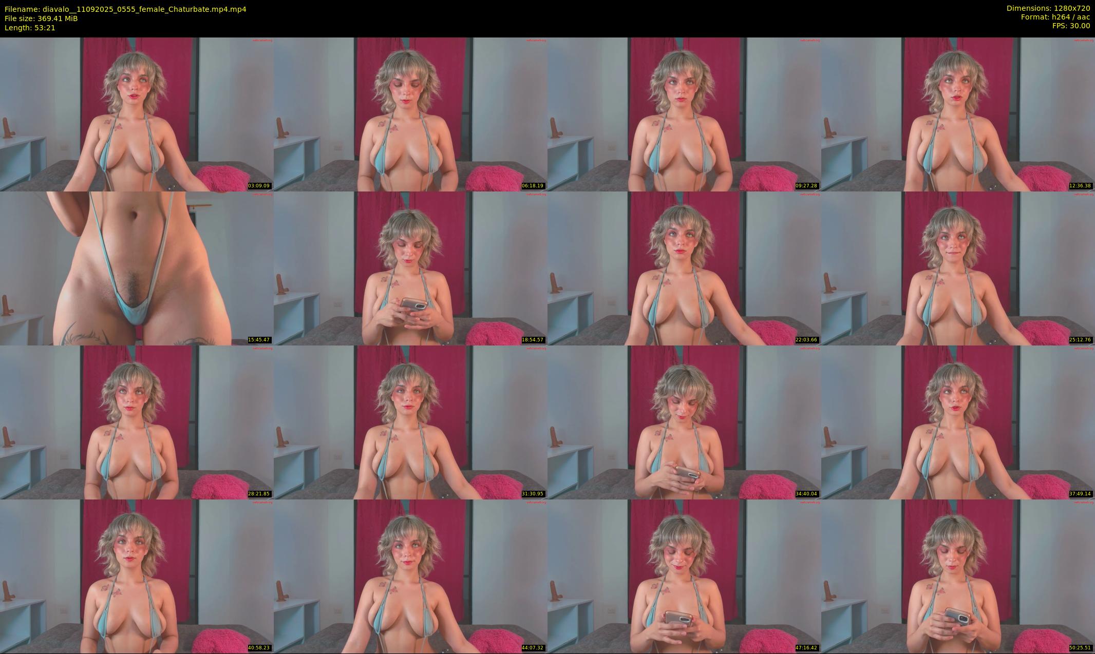 diavalo_ — 54 minute Chaturbate female cam show recording, 720p, Sep 11, 2025