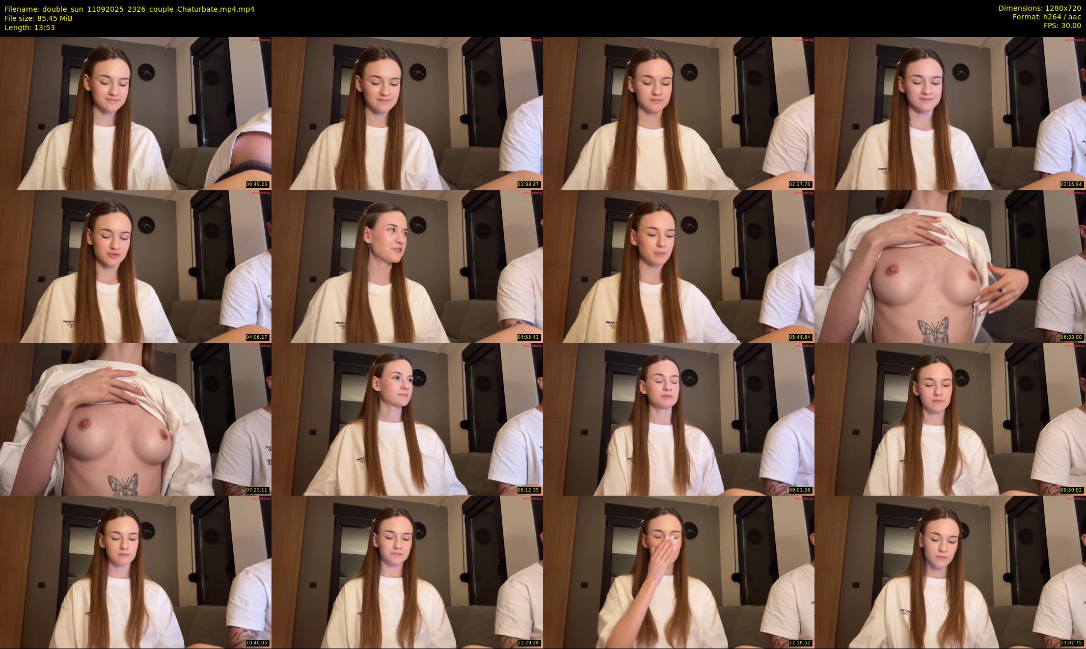 double_sun — 14 minute Chaturbate couple cam show recording, 720p, Sep 11, 2025