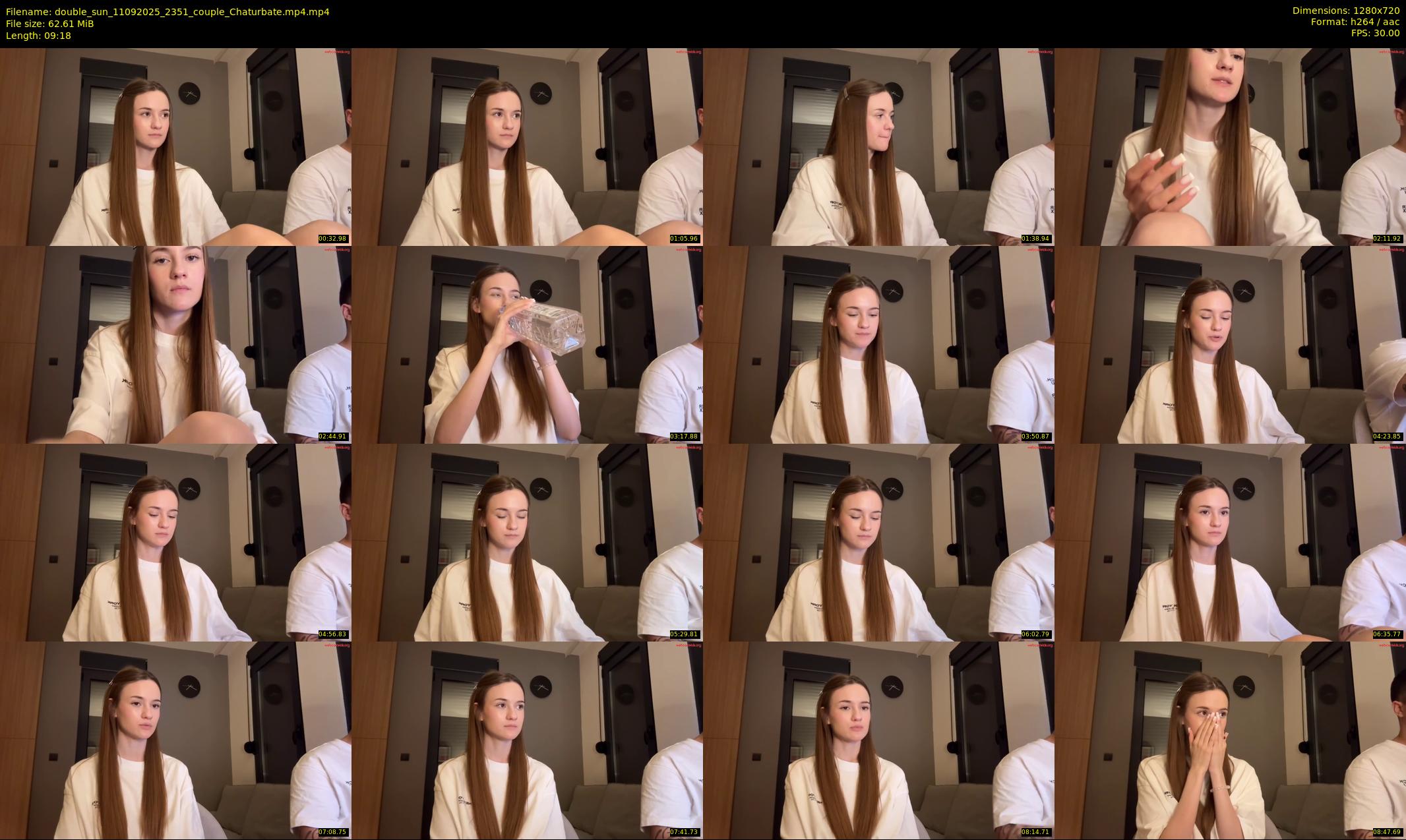 double_sun — 10 minute Chaturbate couple cam show recording, 720p, Sep 11, 2025