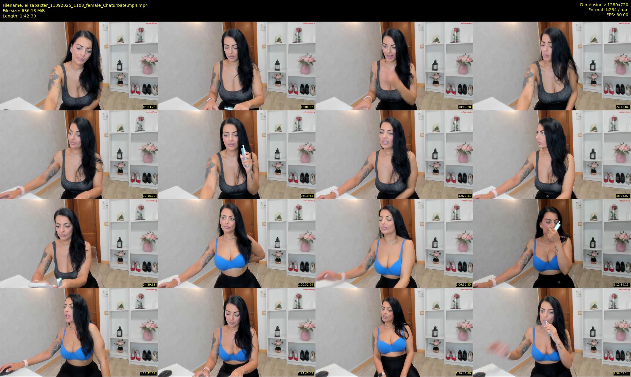 elisabaxter — 103 minute Chaturbate female cam show recording, 720p, Sep 11, 2025