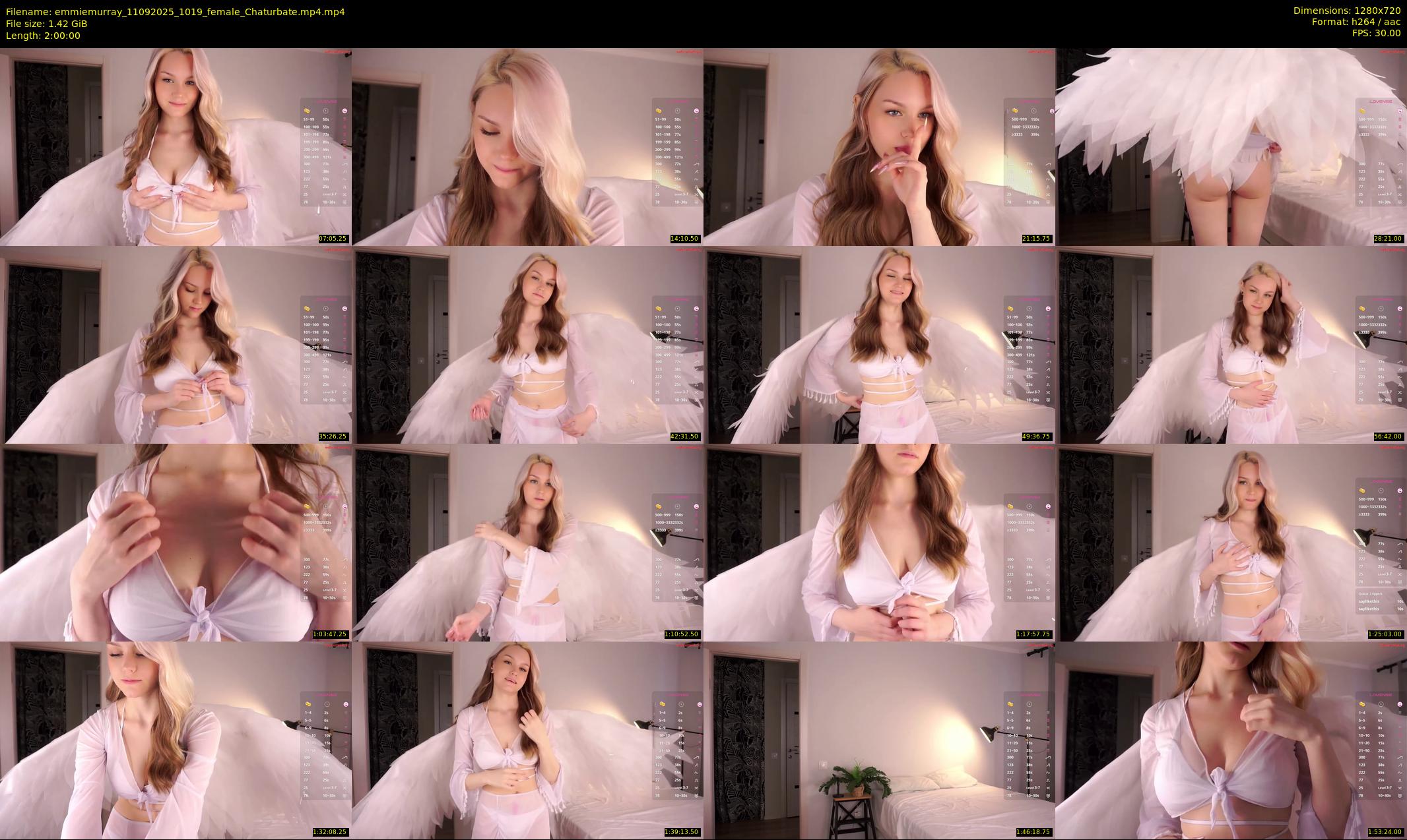 emmiemurray — 120 minute Chaturbate female cam show recording, 720p, Sep 11, 2025