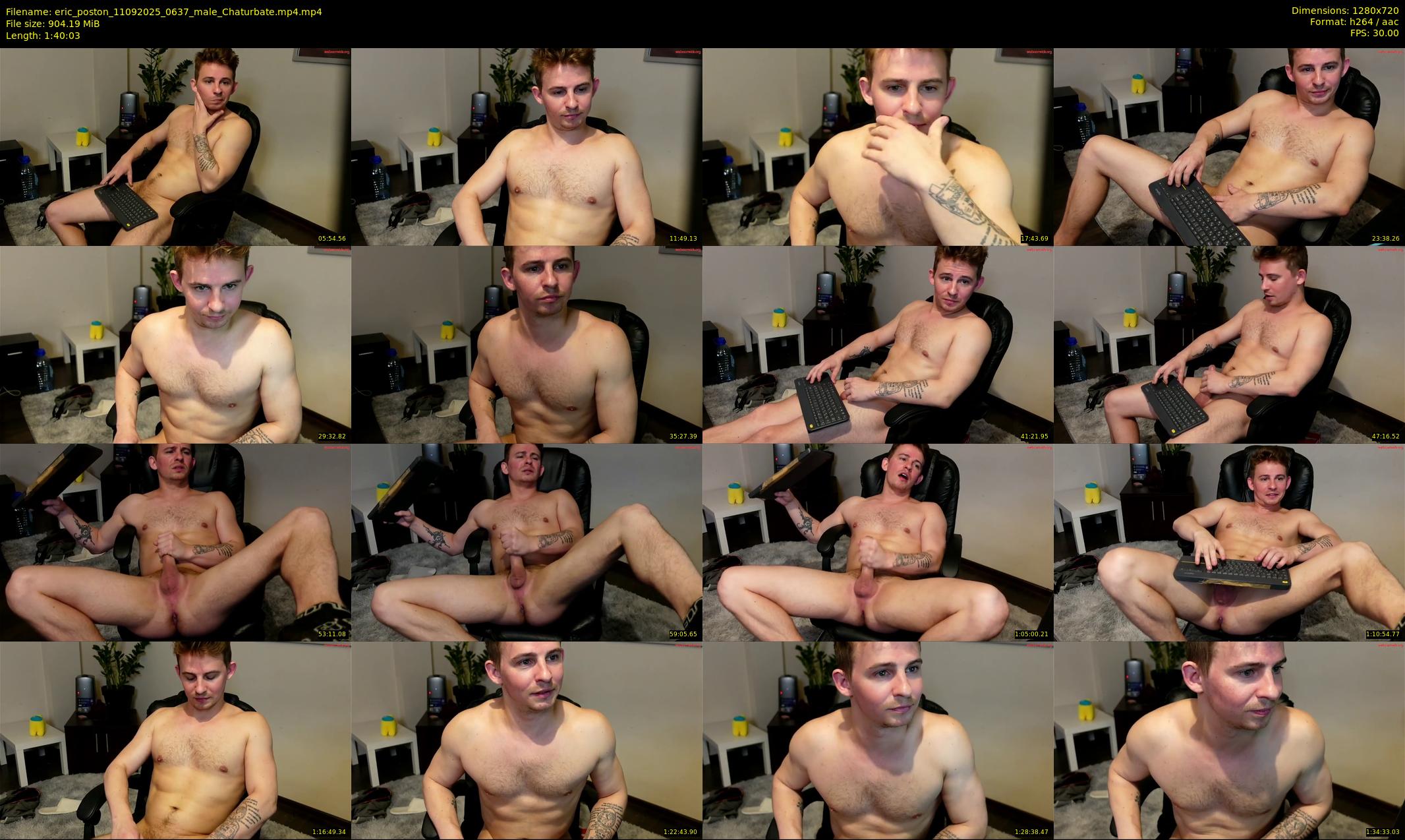 eric_poston — 101 minute Chaturbate male cam show recording, 720p, Sep 11, 2025