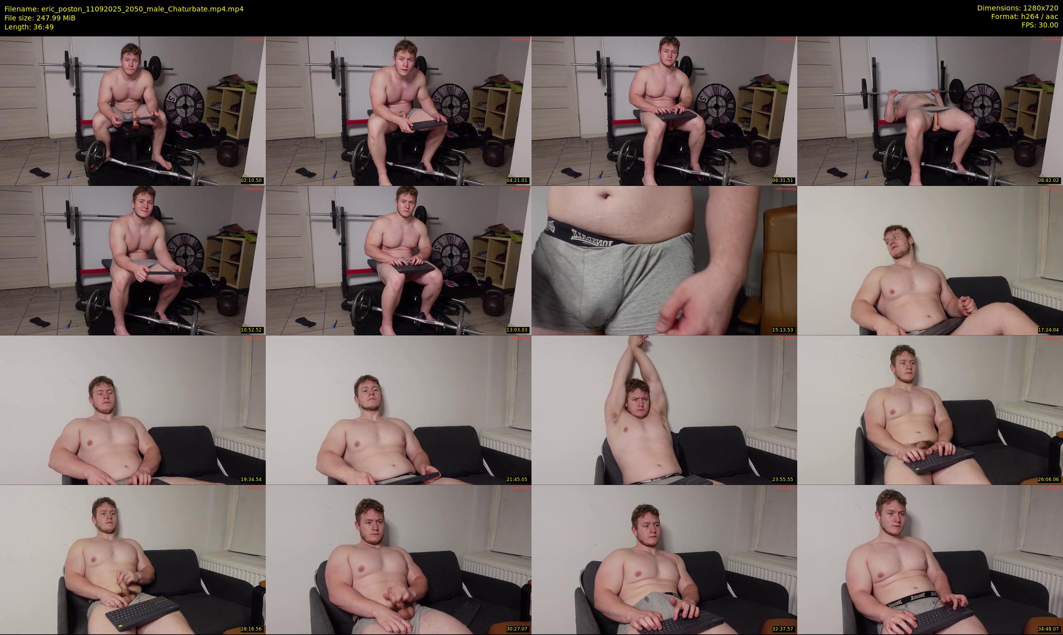 eric_poston — 37 minute Chaturbate male cam show recording, 720p, Sep 11, 2025