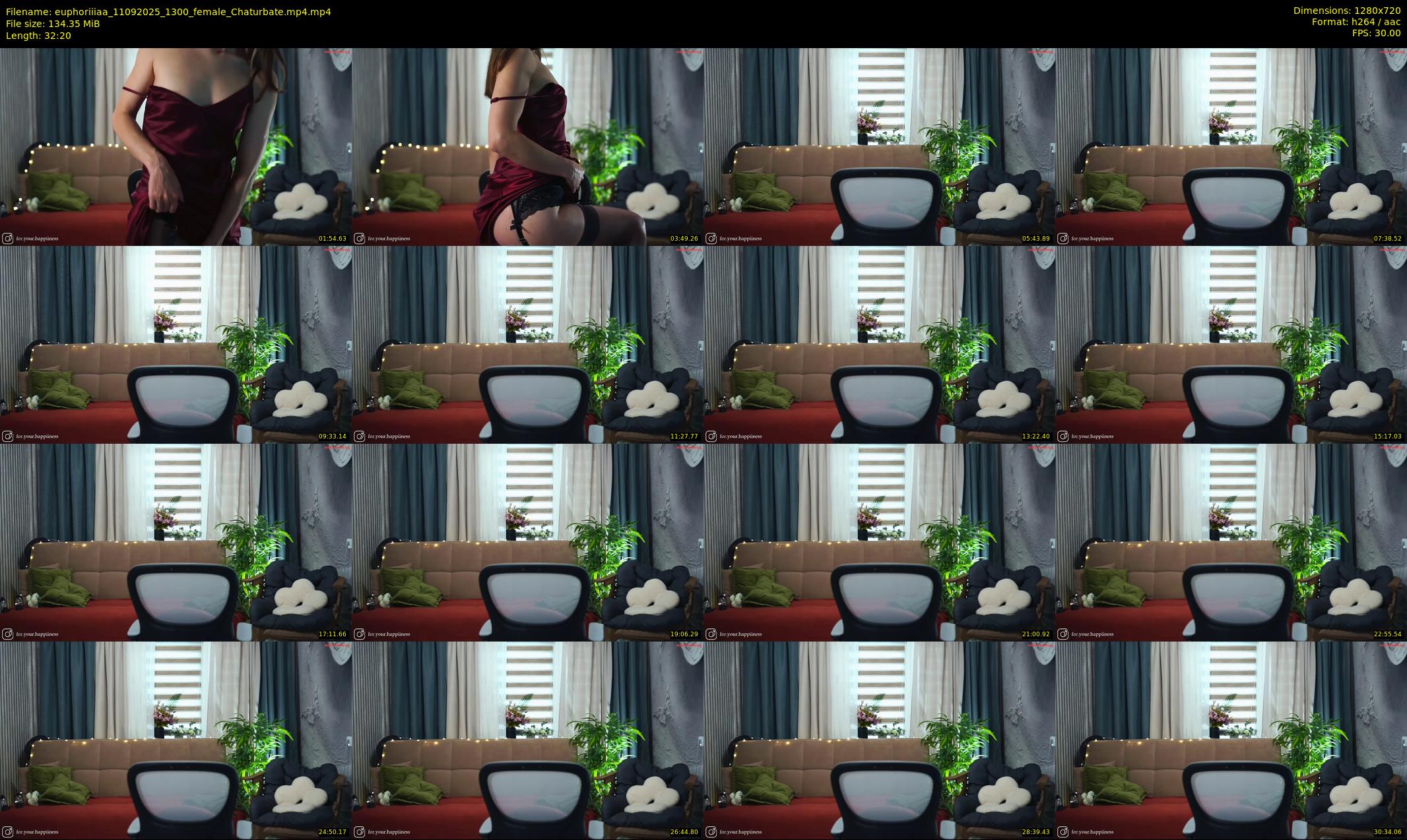 euphoriiiaa — 33 minute Chaturbate female cam show recording, 720p, Sep 11, 2025
