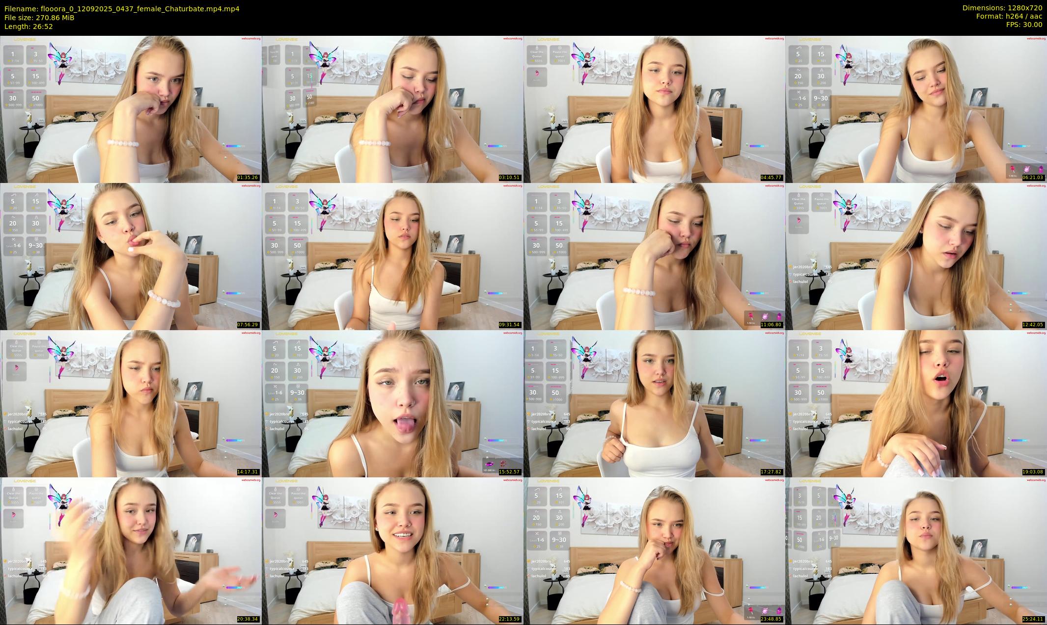 flooora_0 — 27 minute Chaturbate couple cam show recording, 720p, Sep 12, 2025
