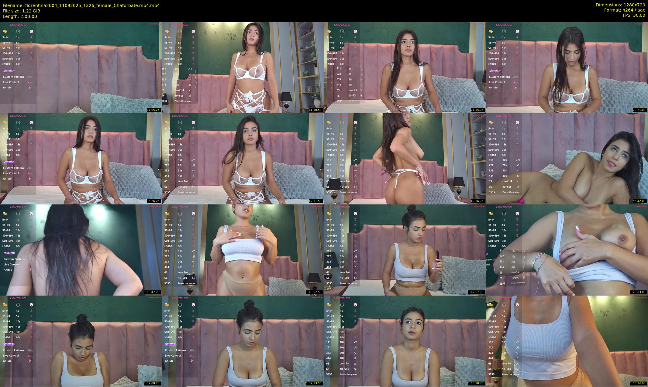 florentina2004 — 120 minute Chaturbate female cam show recording, 720p, Sep 11, 2025