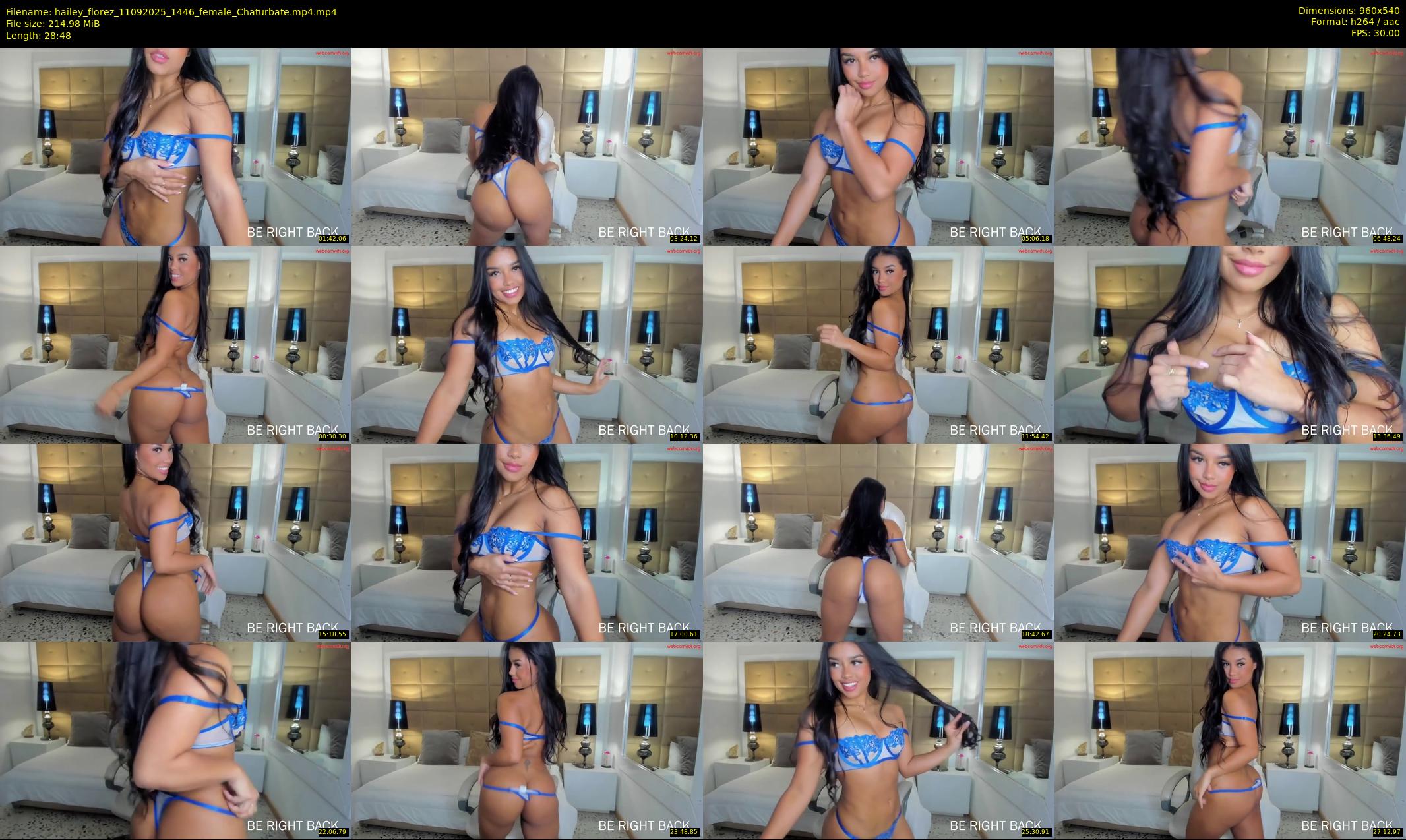 hailey_florez — 29 minute Chaturbate female cam show recording, 480p, Sep 11, 2025