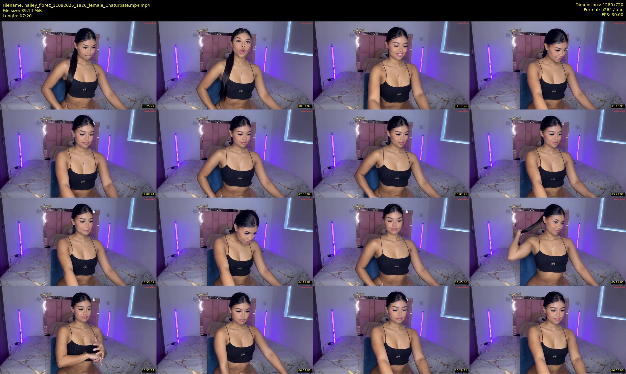 hailey_florez — 8 minute Chaturbate female cam show recording, 720p, Sep 11, 2025