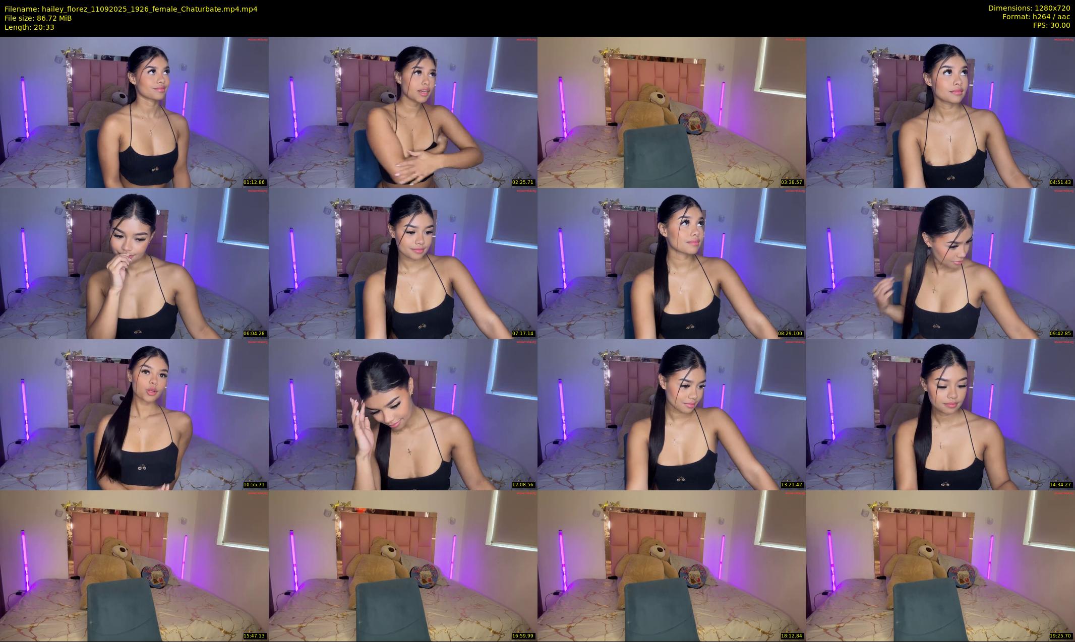 hailey_florez — 21 minute Chaturbate female cam show recording, 720p, Sep 11, 2025