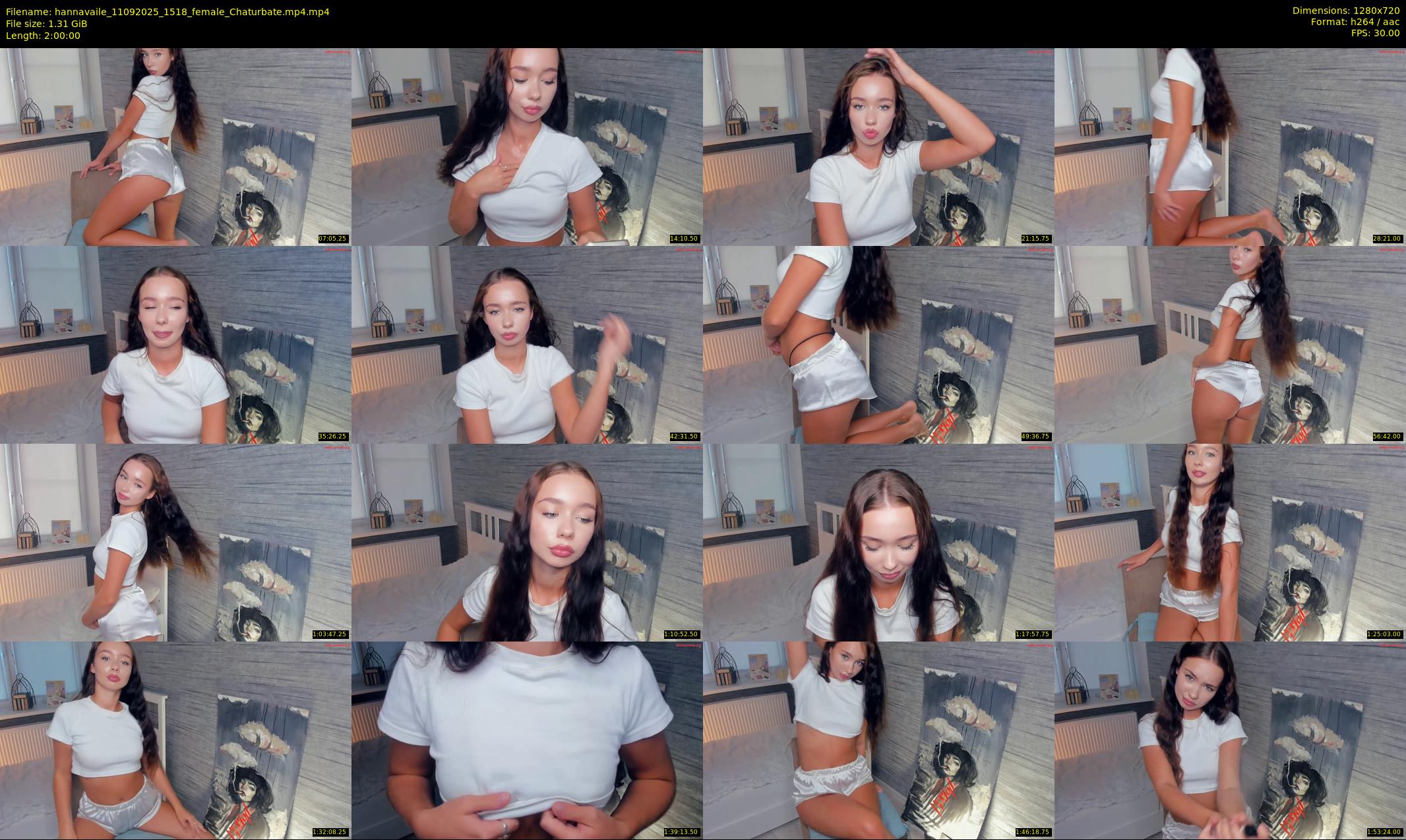 hannavaile — 120 minute Chaturbate female cam show recording, 720p, Sep 11, 2025