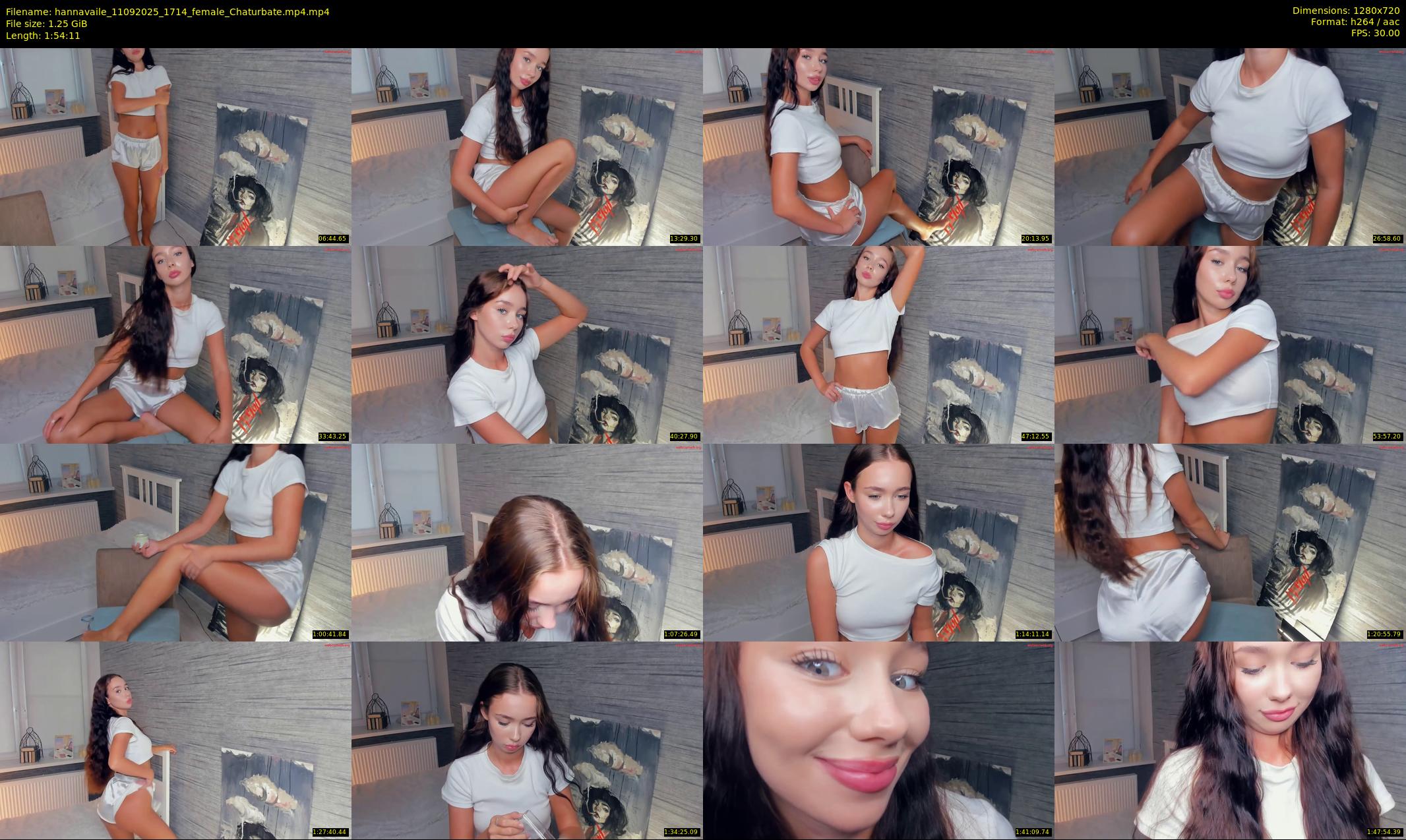 hannavaile — 115 minute Chaturbate female cam show recording, 720p, Sep 11, 2025