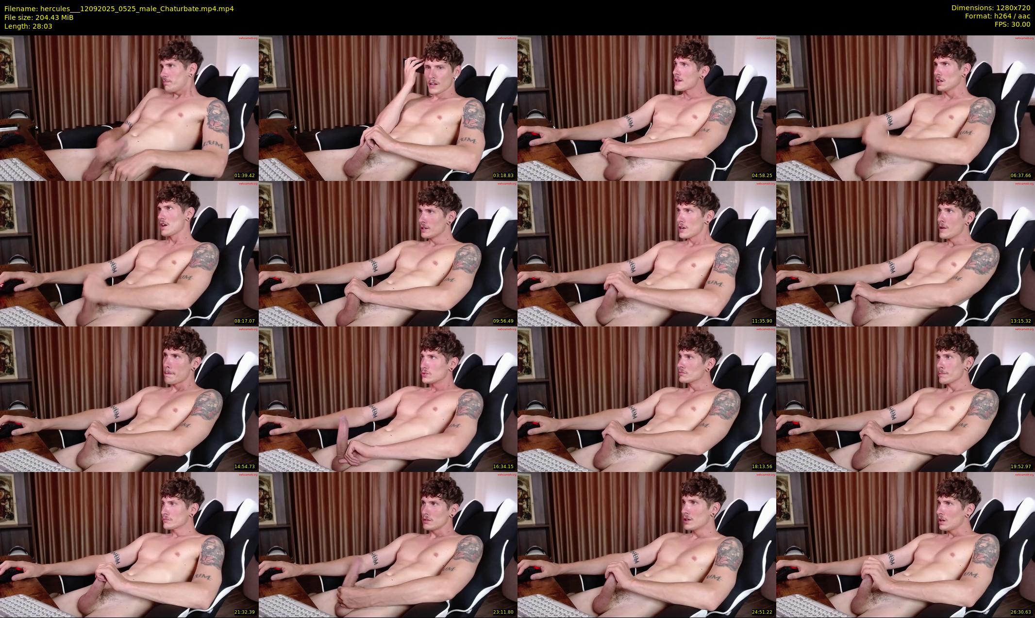 hercules__ — 29 minute Chaturbate male cam show recording, 720p, Sep 12, 2025