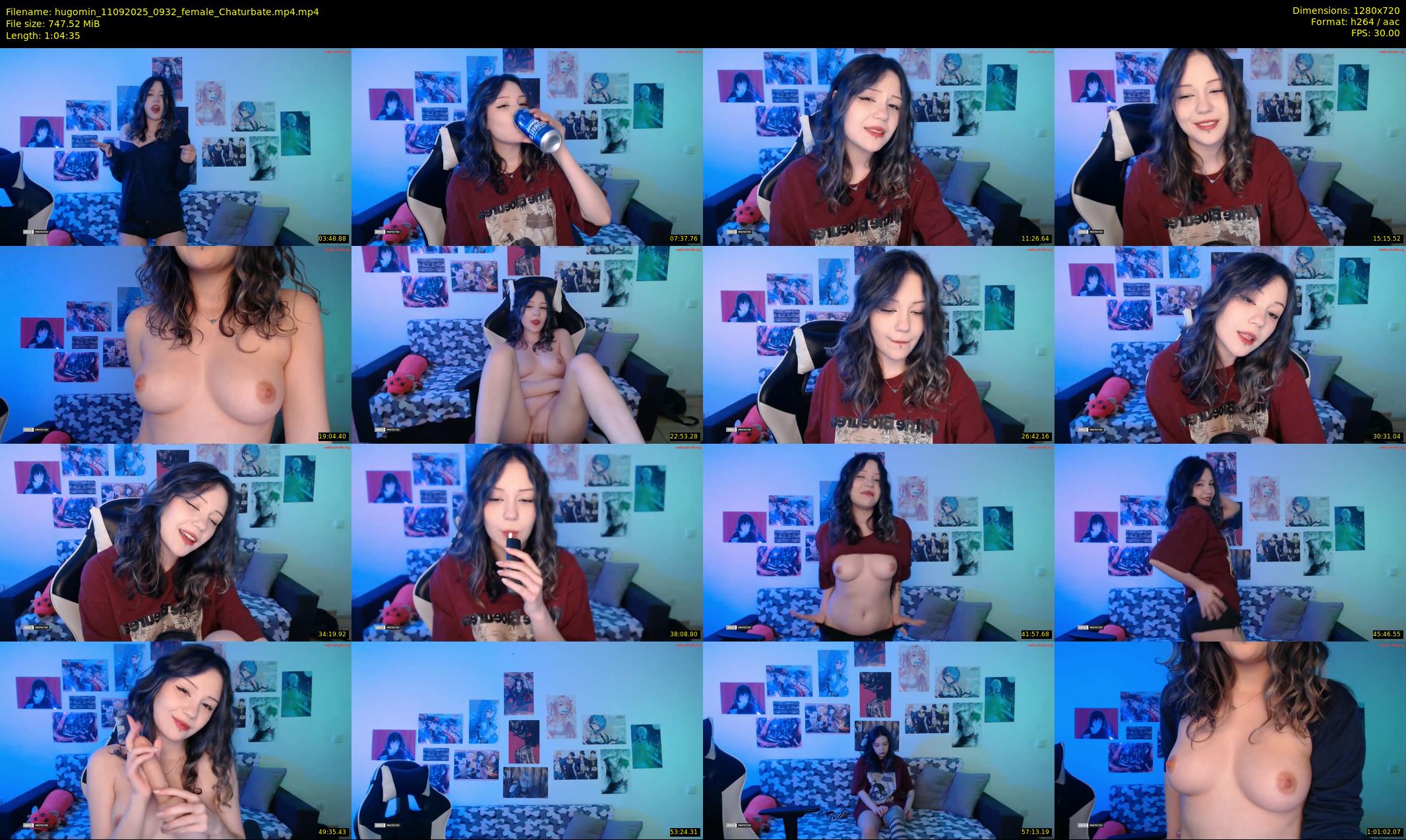 hugomin — 65 minute Chaturbate female cam show recording, 720p, Sep 11, 2025