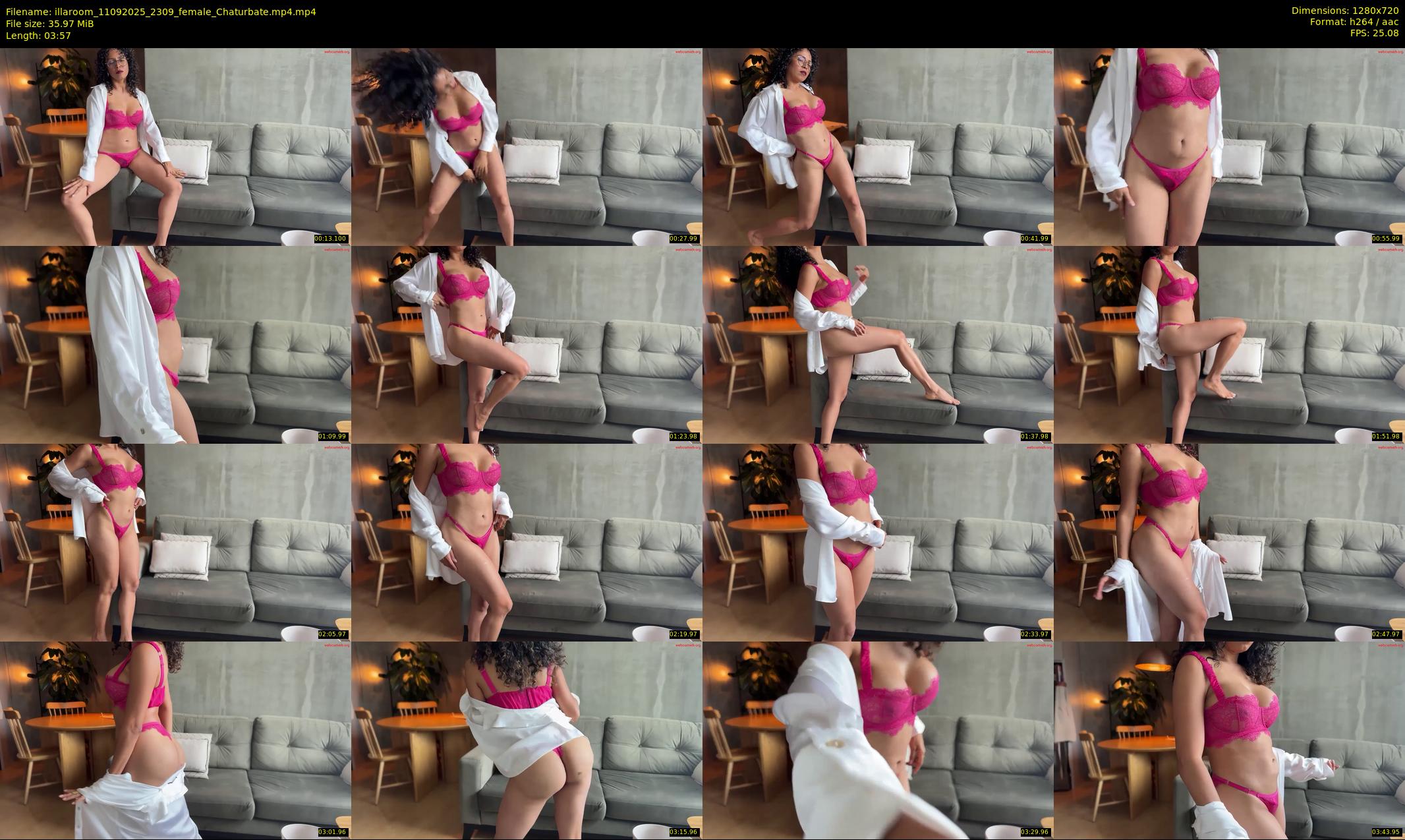 illaroom — 4 minute Chaturbate female cam show recording, 720p, Sep 11, 2025