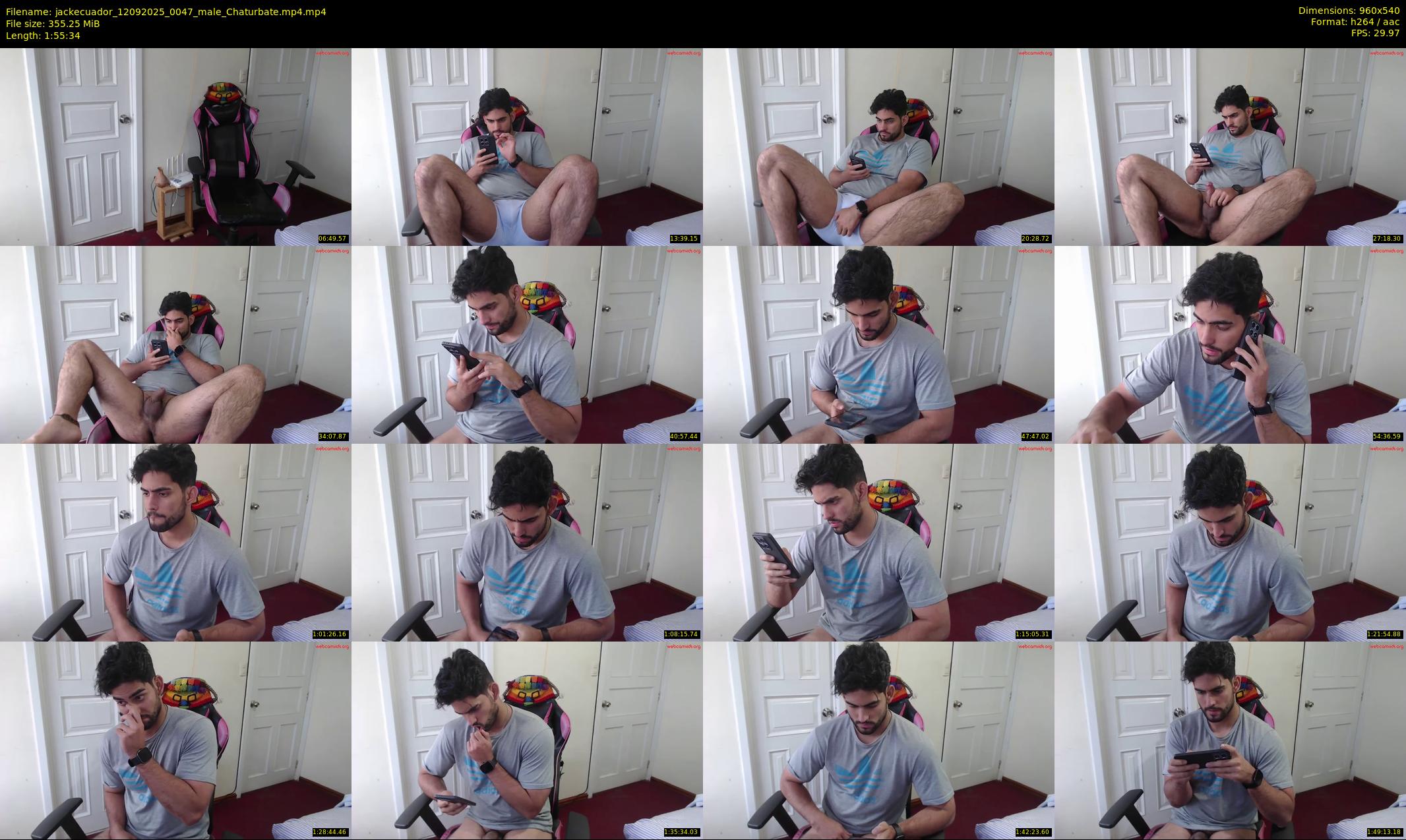 jackecuador — 116 minute Chaturbate male cam show recording, 480p, Sep 12, 2025