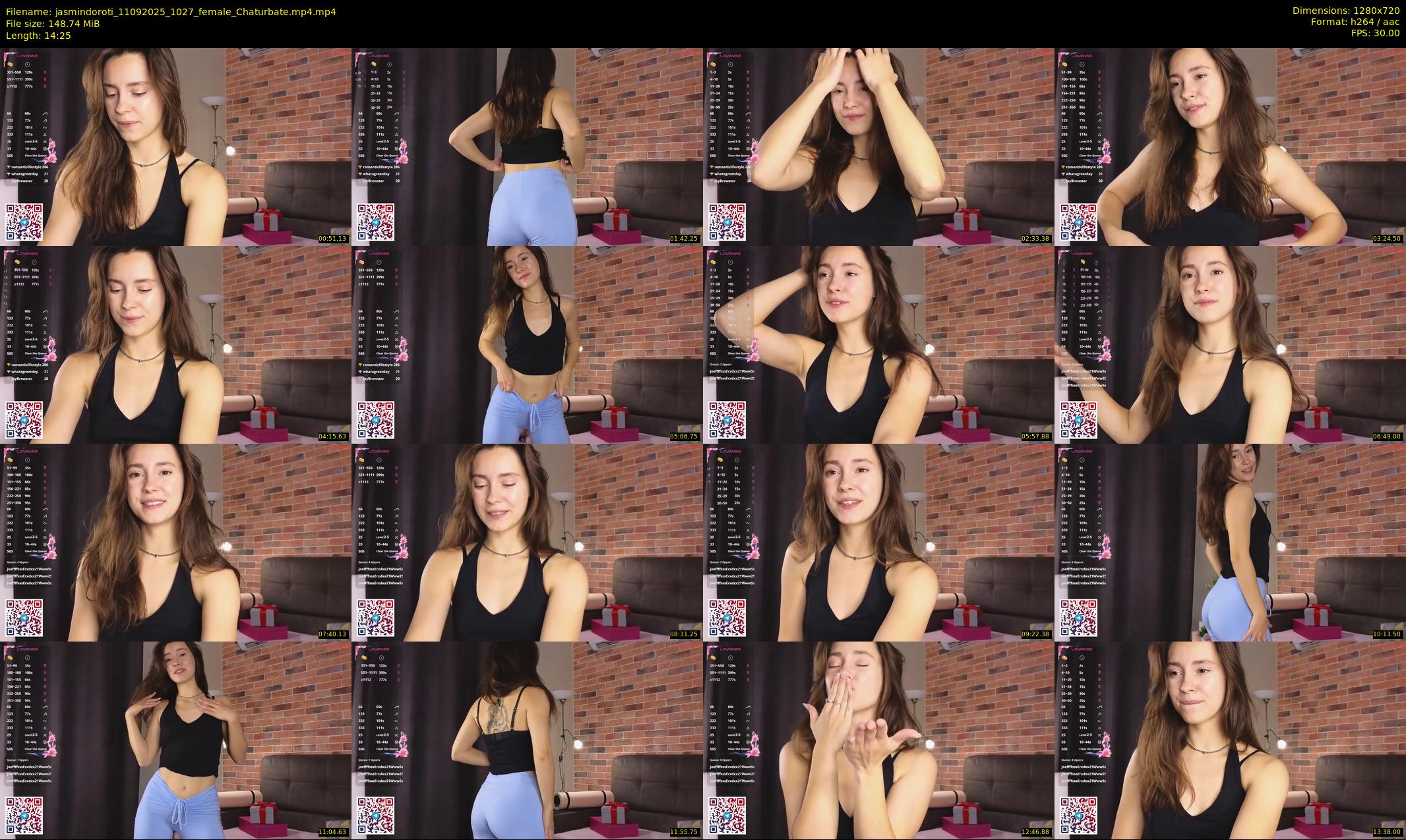 jasmindoroti — 15 minute Chaturbate female cam show recording, 720p, Sep 11, 2025