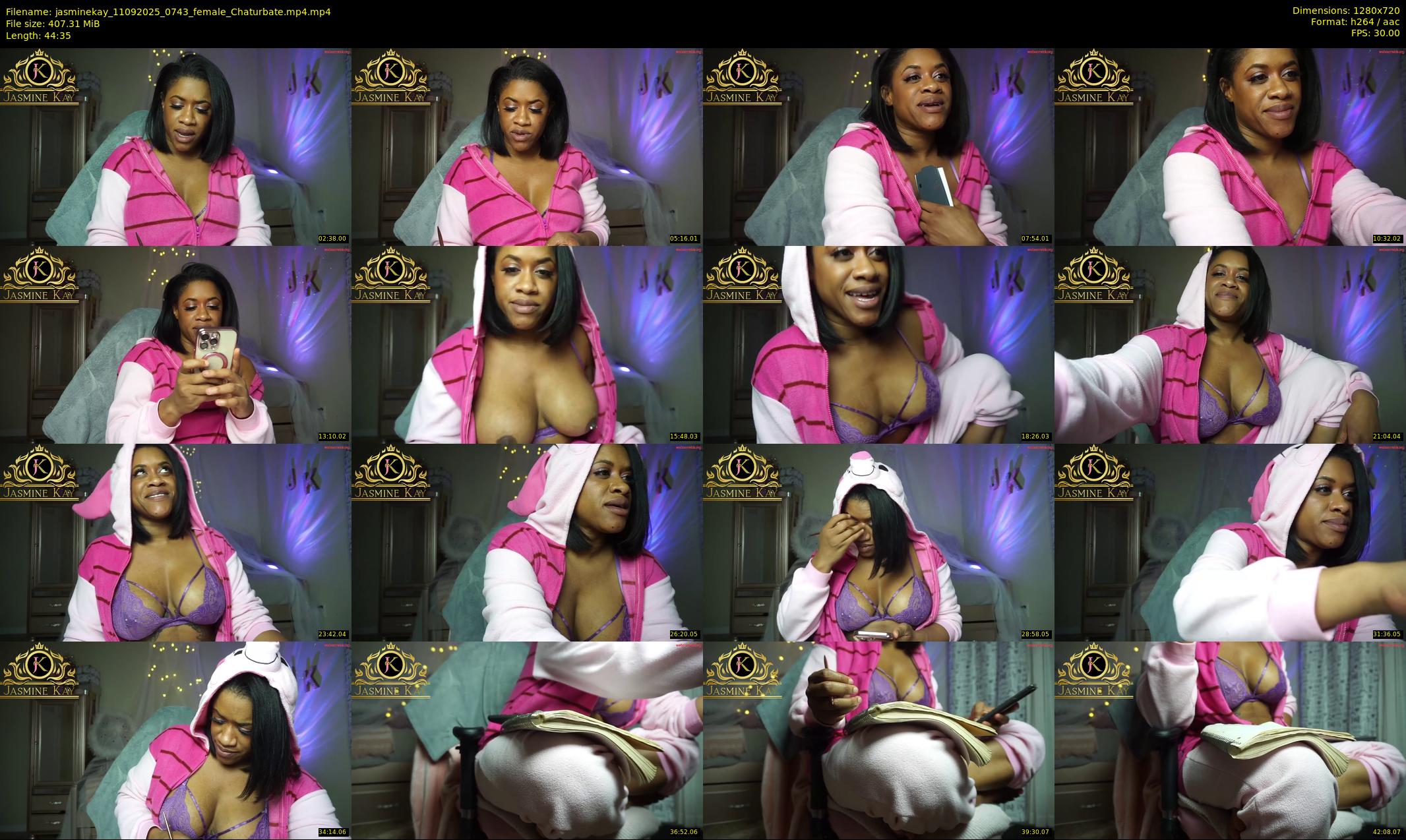jasminekay — 45 minute Chaturbate female cam show recording, 720p, Sep 11, 2025