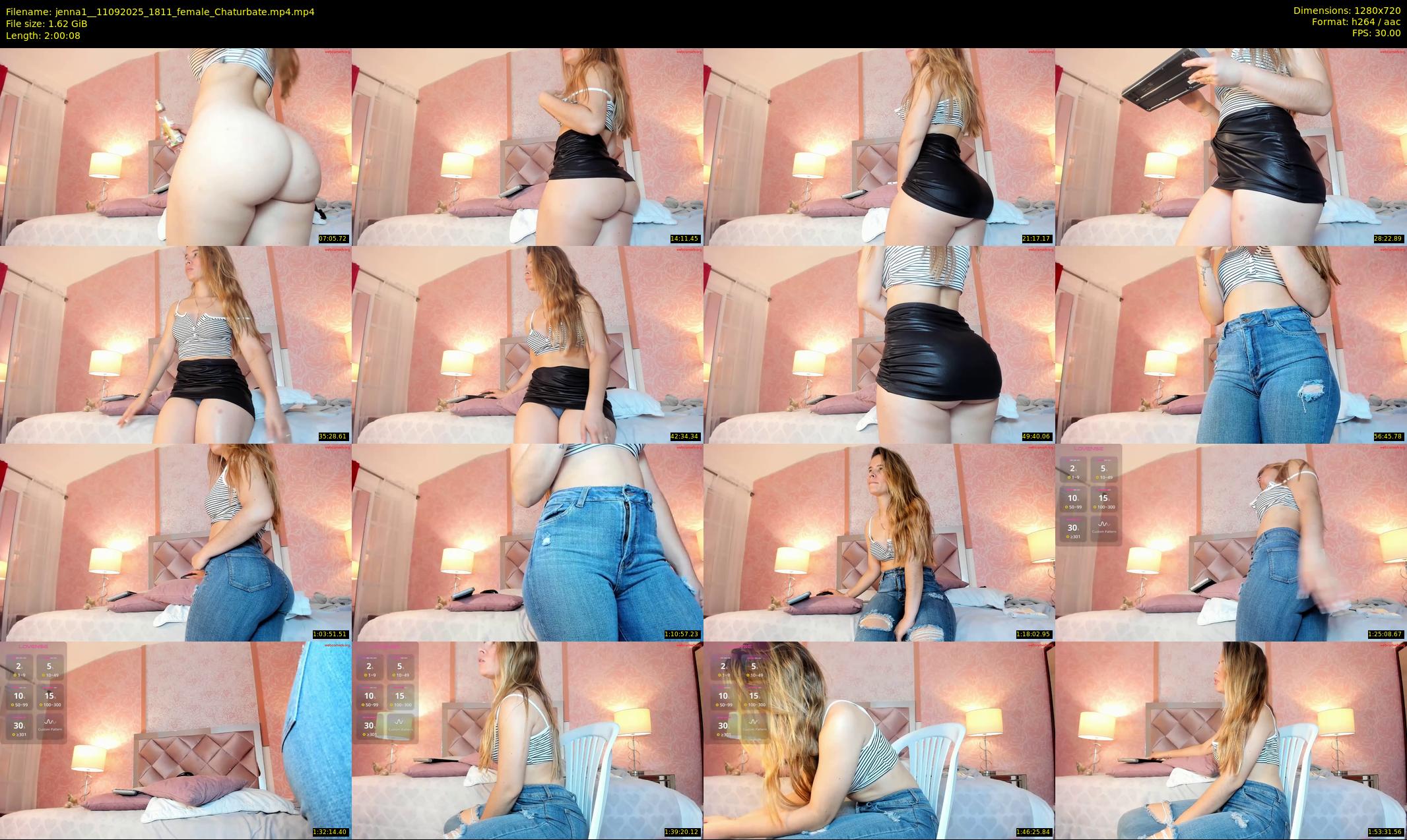 jenna1_ — 121 minute Chaturbate female cam show recording, 720p, Sep 11, 2025