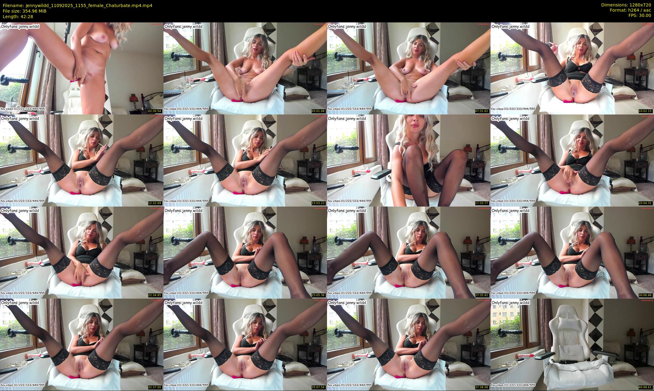 jennywildd — 43 minute Chaturbate female cam show recording, 720p, Sep 11, 2025
