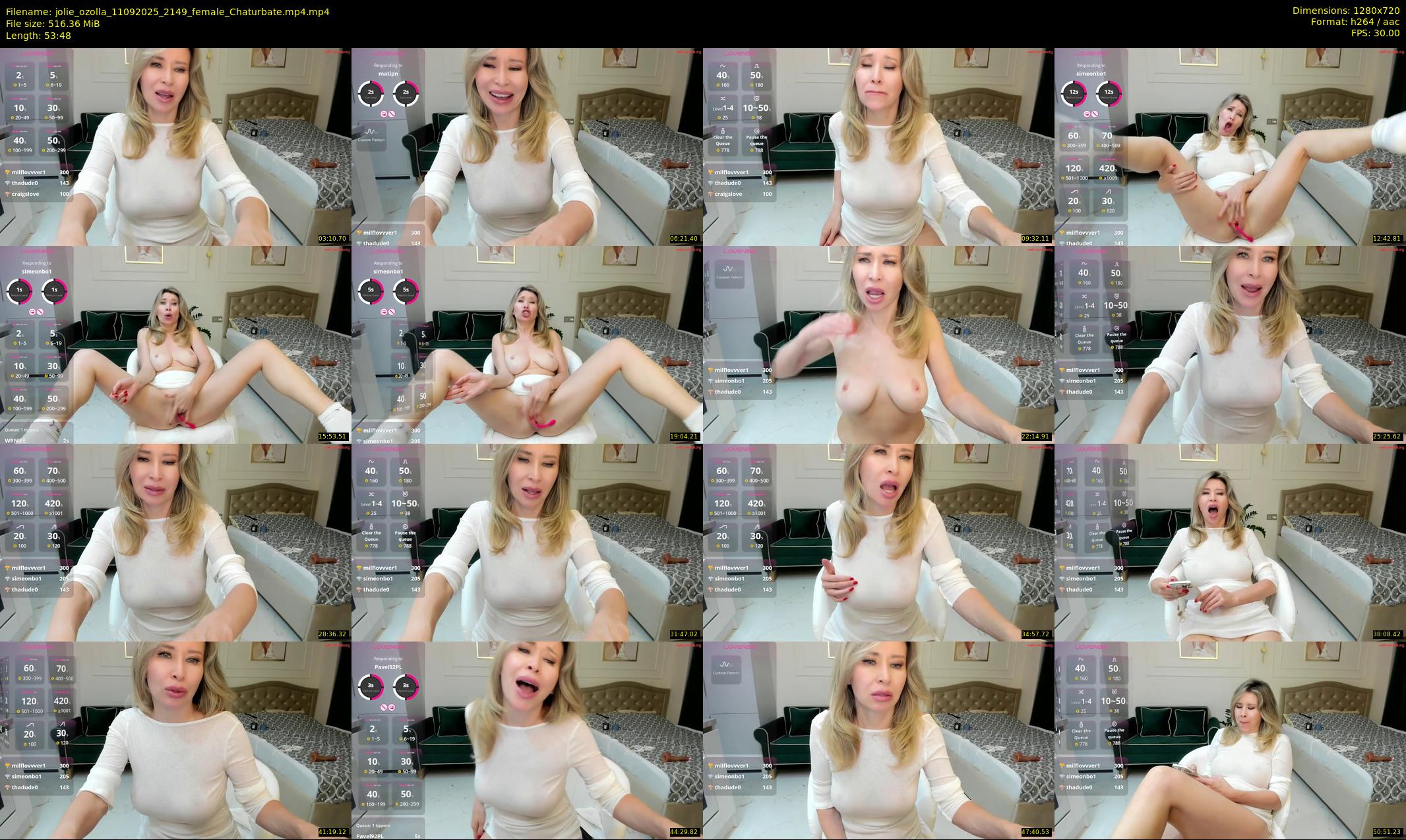 jolie_ozolla — 54 minute Chaturbate female cam show recording, 720p, Sep 11, 2025