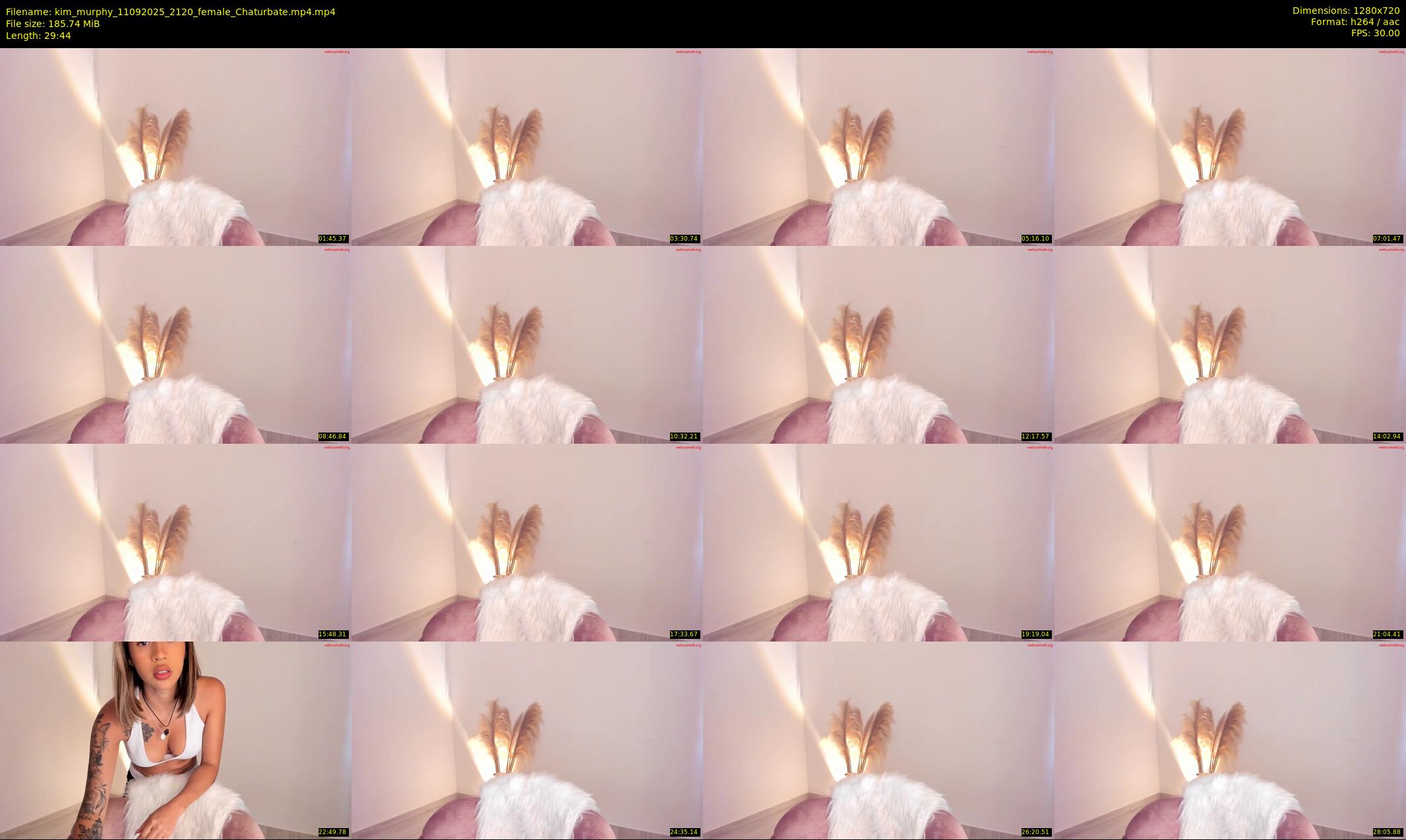 kim_murphy — 30 minute Chaturbate female cam show recording, 720p, Sep 11, 2025