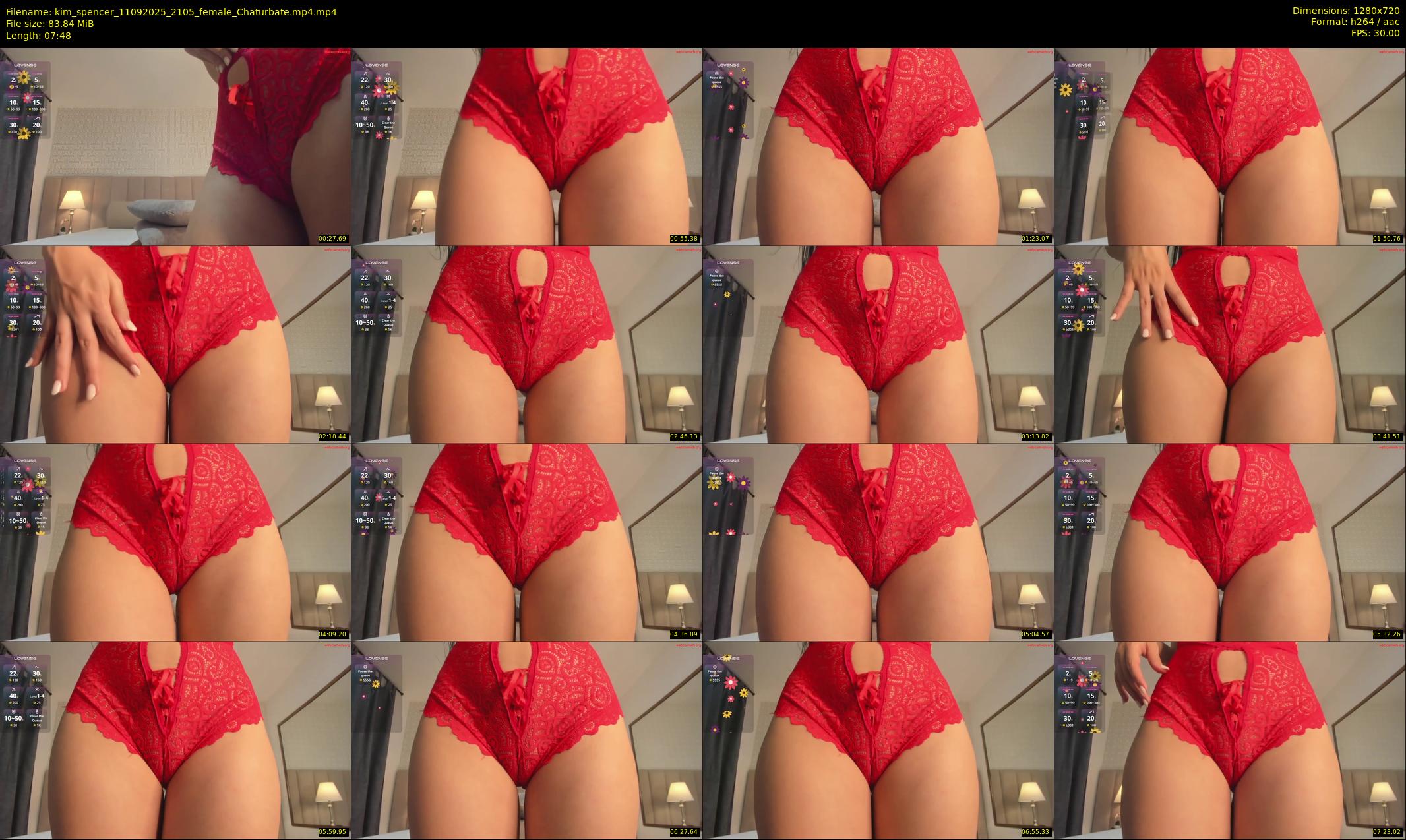 kim_spencer — 8 minute Chaturbate female cam show recording, 720p, Sep 11, 2025