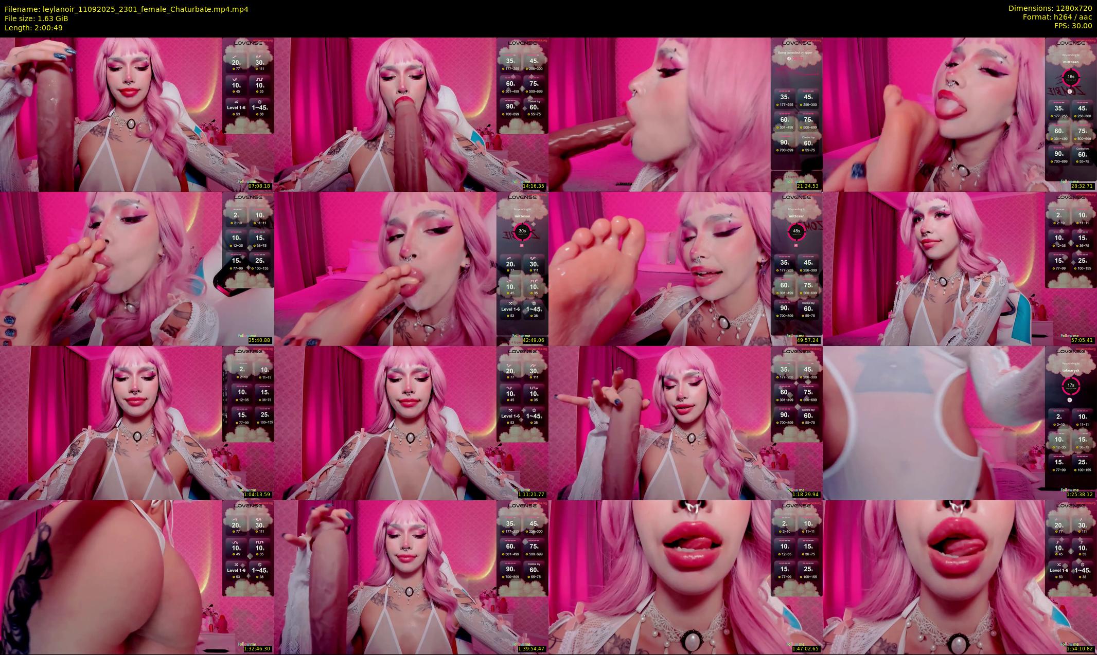 leylanoir — 121 minute Chaturbate female cam show recording, 720p, Sep 11, 2025