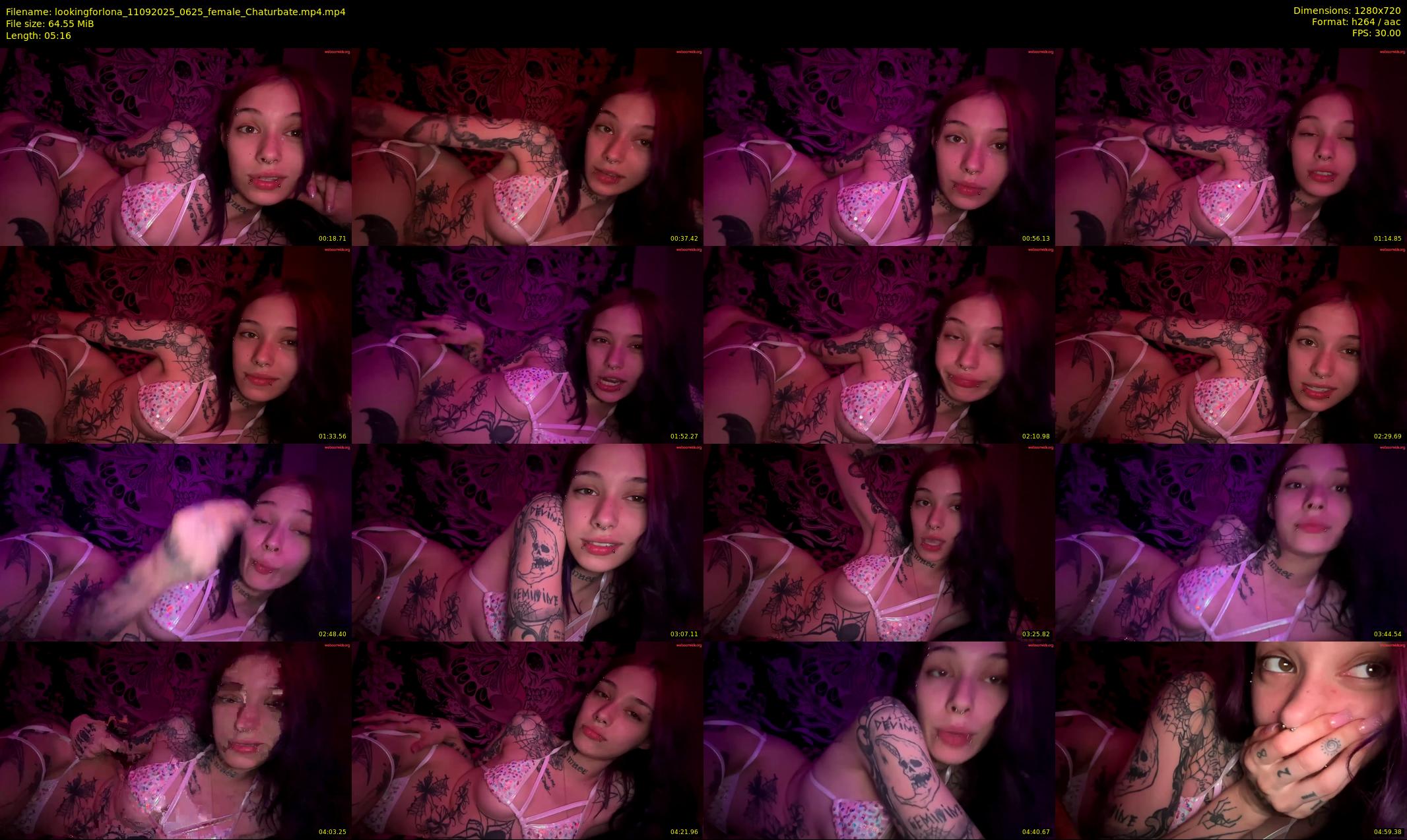 lookingforlona — 6 minute Chaturbate female cam show recording, 720p, Sep 11, 2025