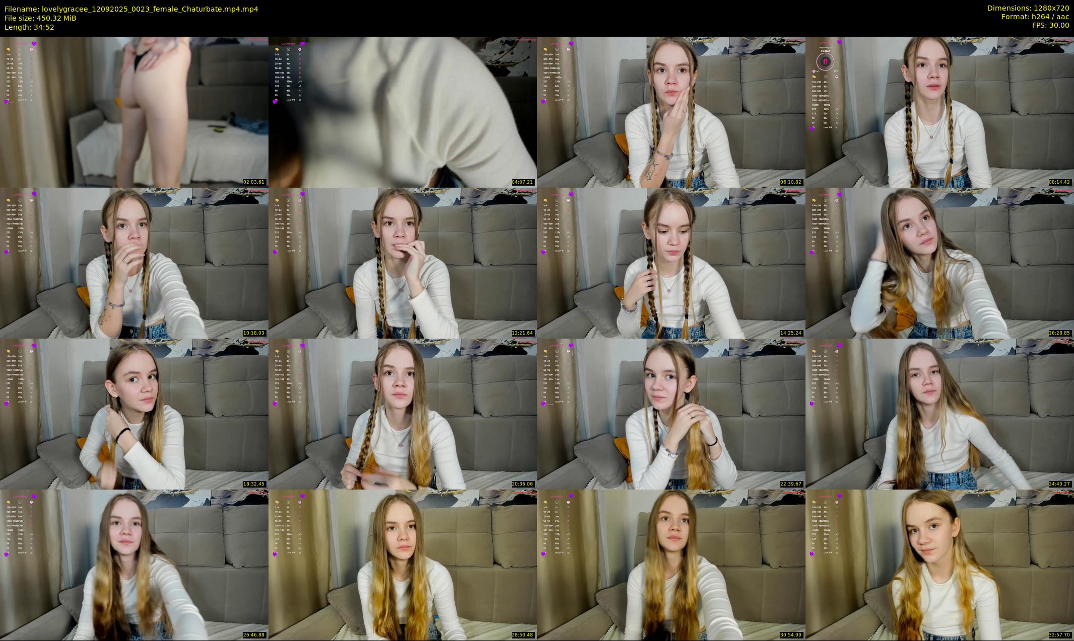 lovelygracee — 35 minute Chaturbate female cam show recording, 720p, Sep 12, 2025