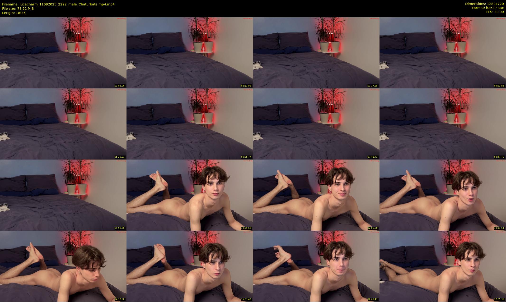 lucacharm — 19 minute Chaturbate male cam show recording, 720p, Sep 11, 2025
