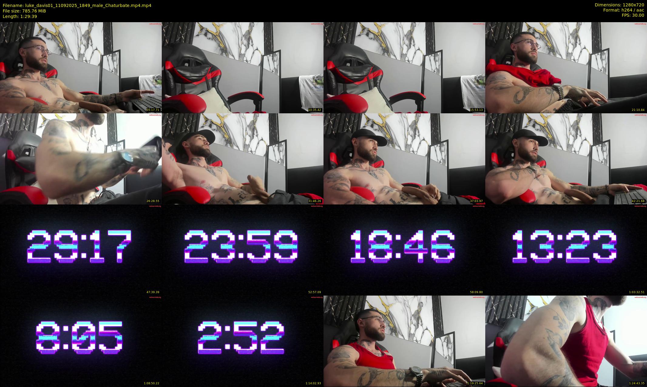 luke_davis01 — 90 minute Chaturbate male cam show recording, 720p, Sep 11, 2025