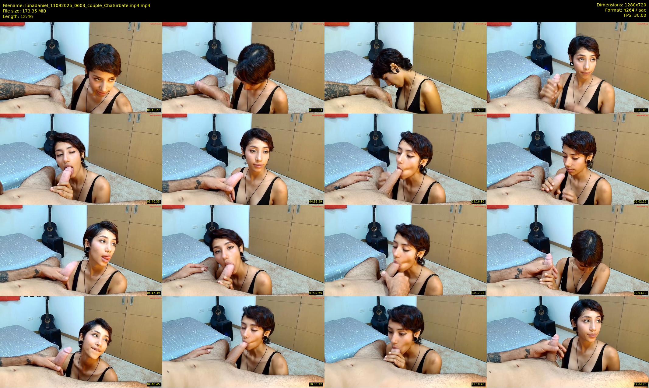 lunadaniel — 13 minute Chaturbate couple cam show recording, 720p, Sep 11, 2025