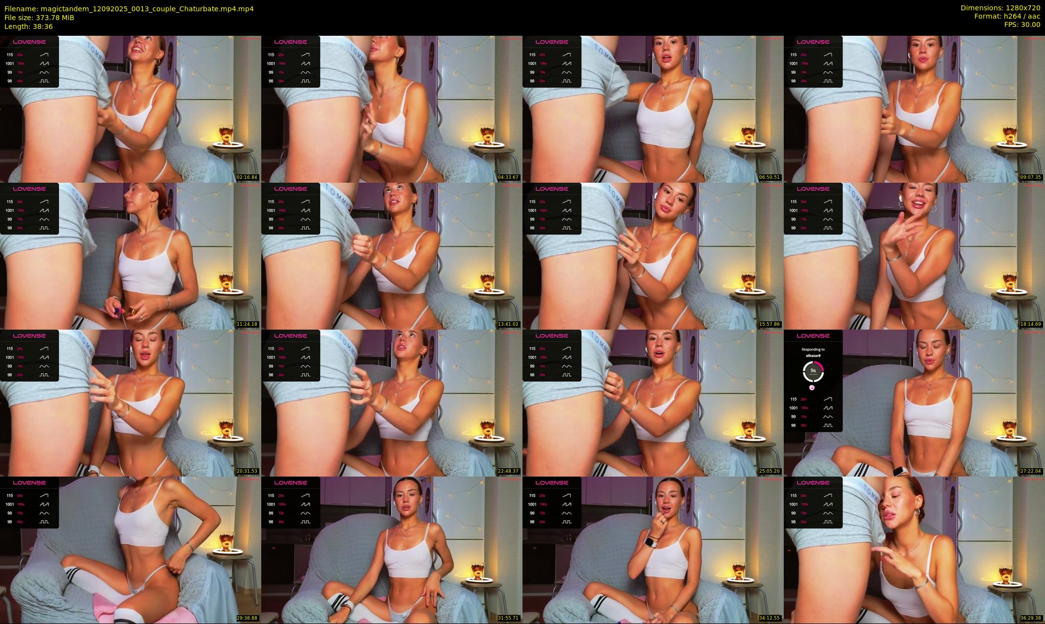 magictandem — 39 minute Chaturbate couple cam show recording, 720p, Sep 12, 2025