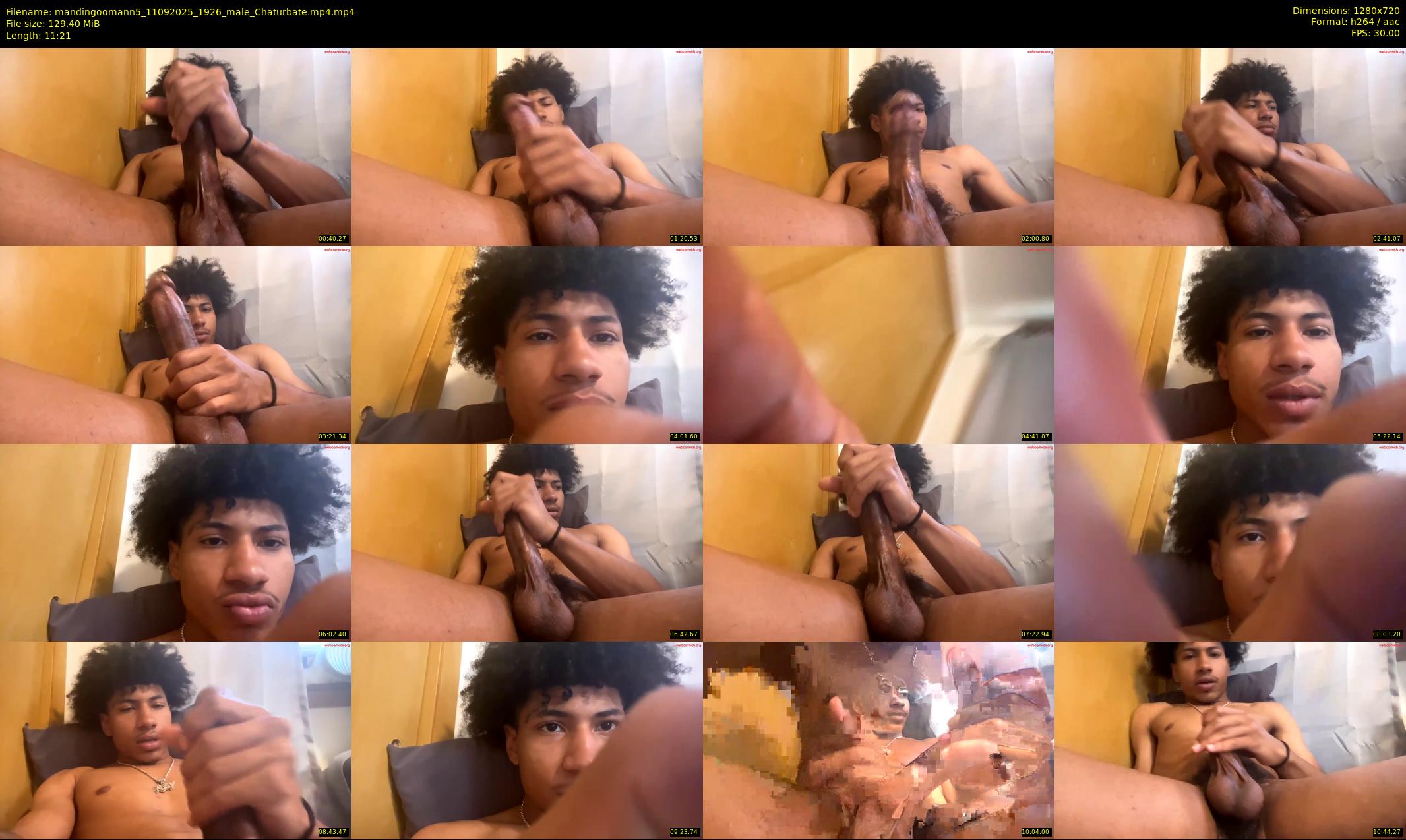 mandingoomann5 — 12 minute Chaturbate male cam show recording, 720p, Sep 11, 2025