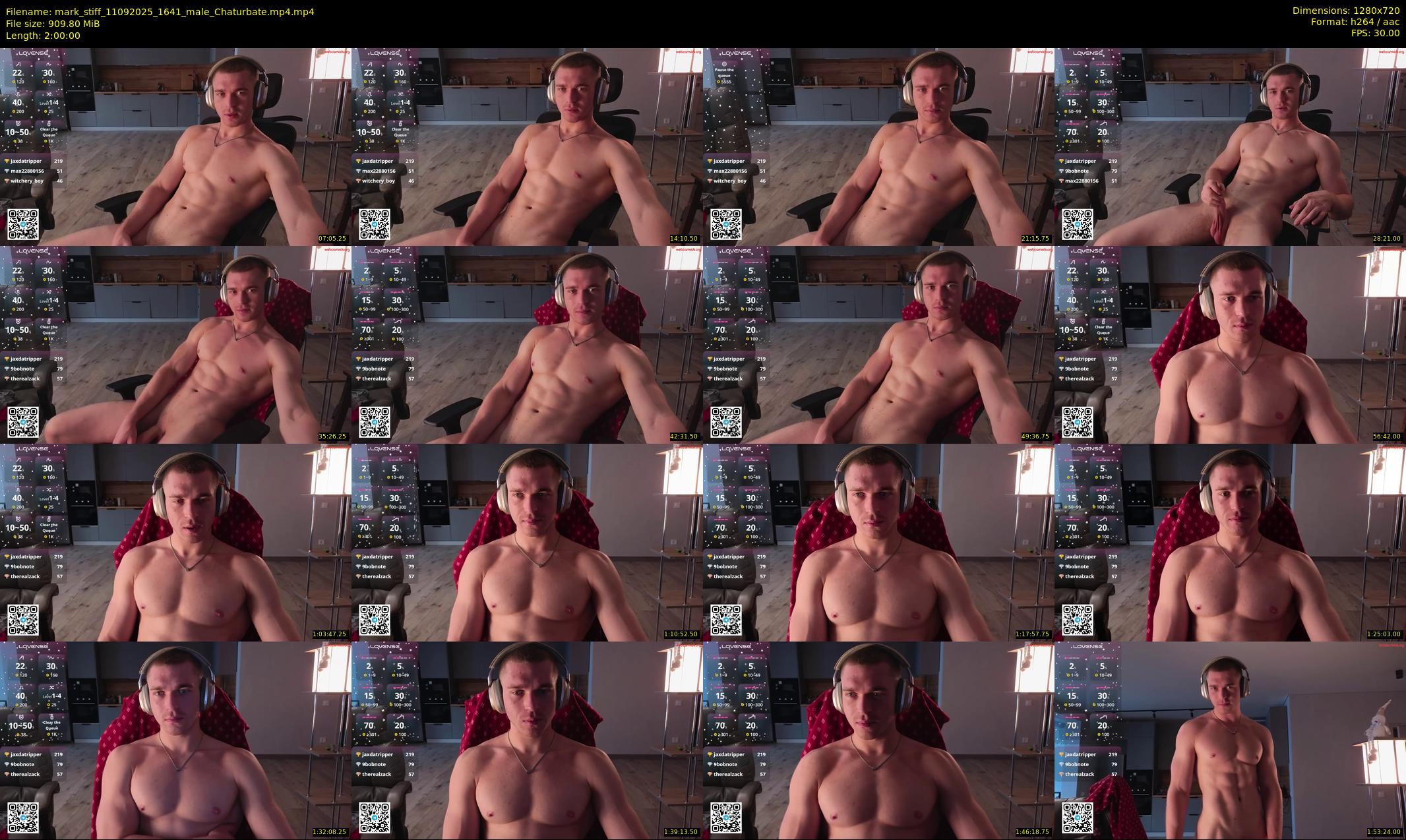 mark_stiff — 120 minute Chaturbate male cam show recording, 720p, Sep 11, 2025